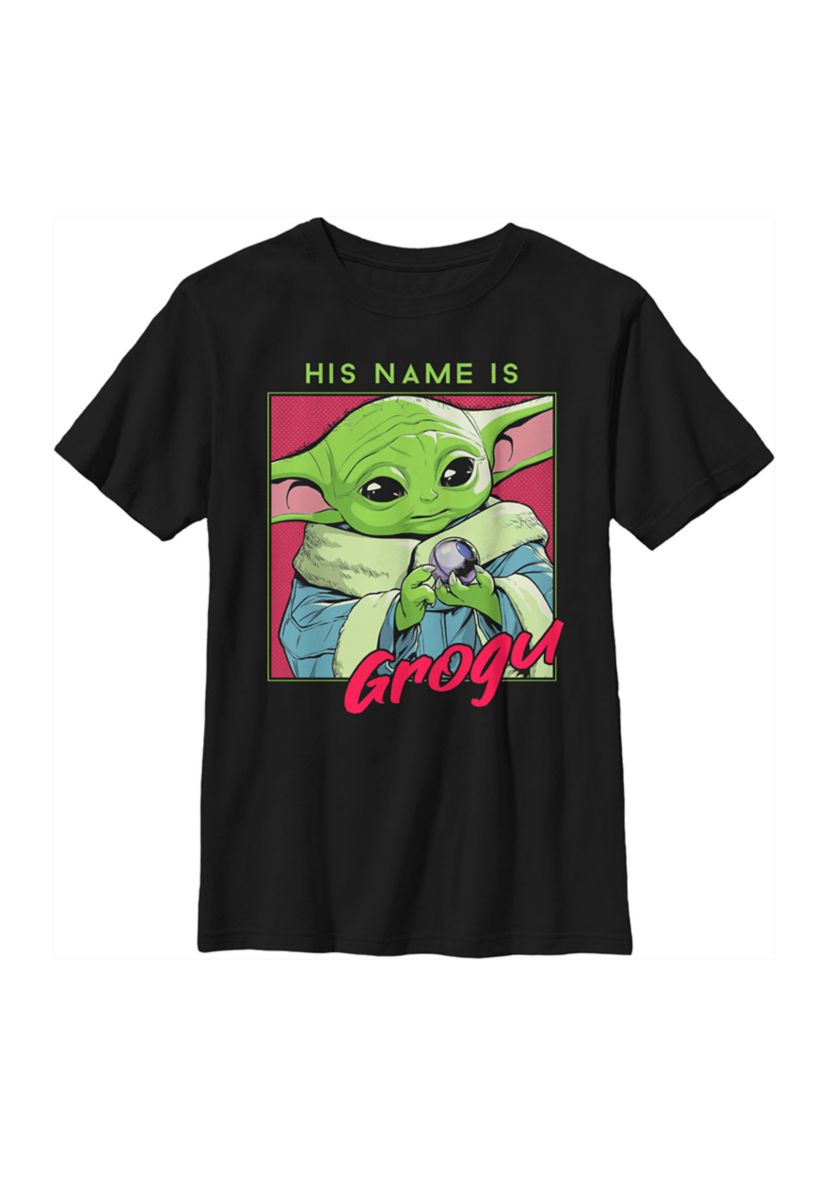 Boys 4-7 His Name Is Grogu Graphic T-Shirt