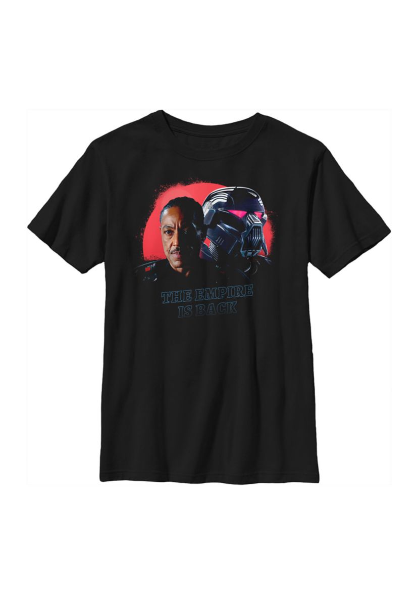 Boys 4-7  MandoMon Epi7 Dark Force Graphic Top