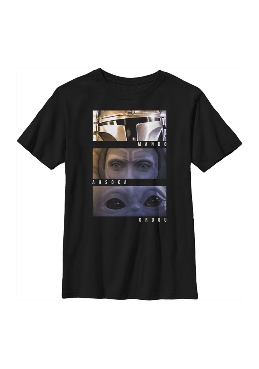 Boys 4-7 Star Wars The Mandalorian Character Eyes Graphic T-Shirt