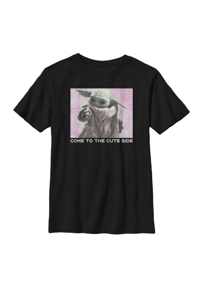 Boys 4-7 Star Wars The Mandalorian Cute Side Photo Graphic T-Shirt