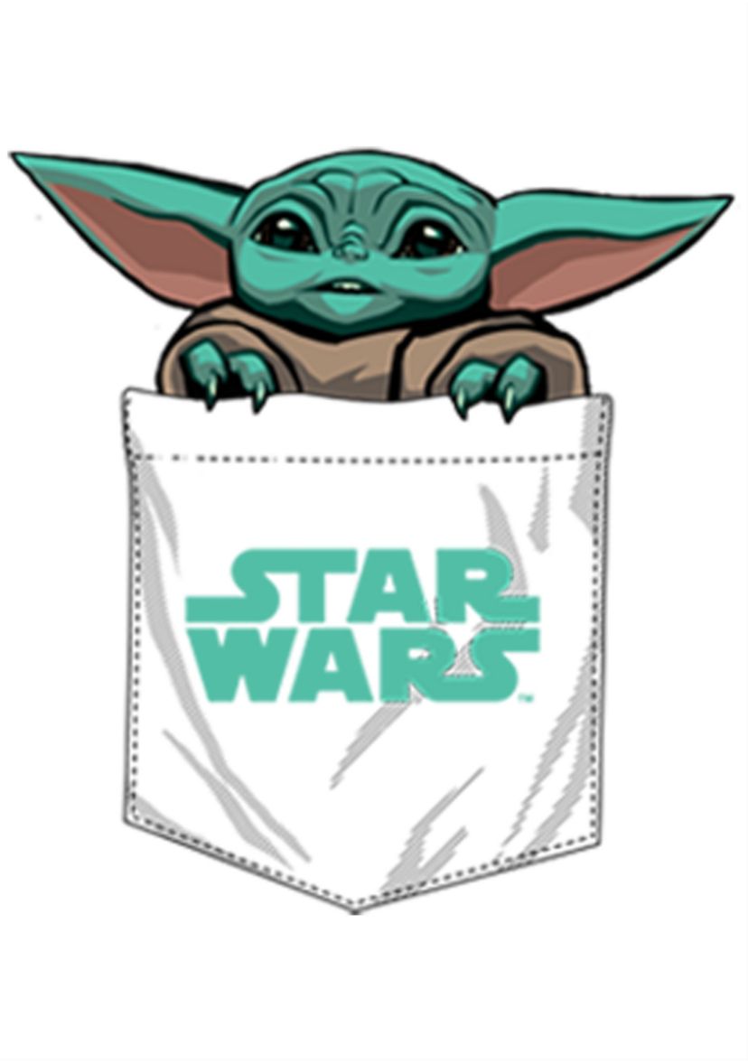 Boys 4-7 Star Wars The Mandalorian Baby Faux Pocket Graphic T-Shirt