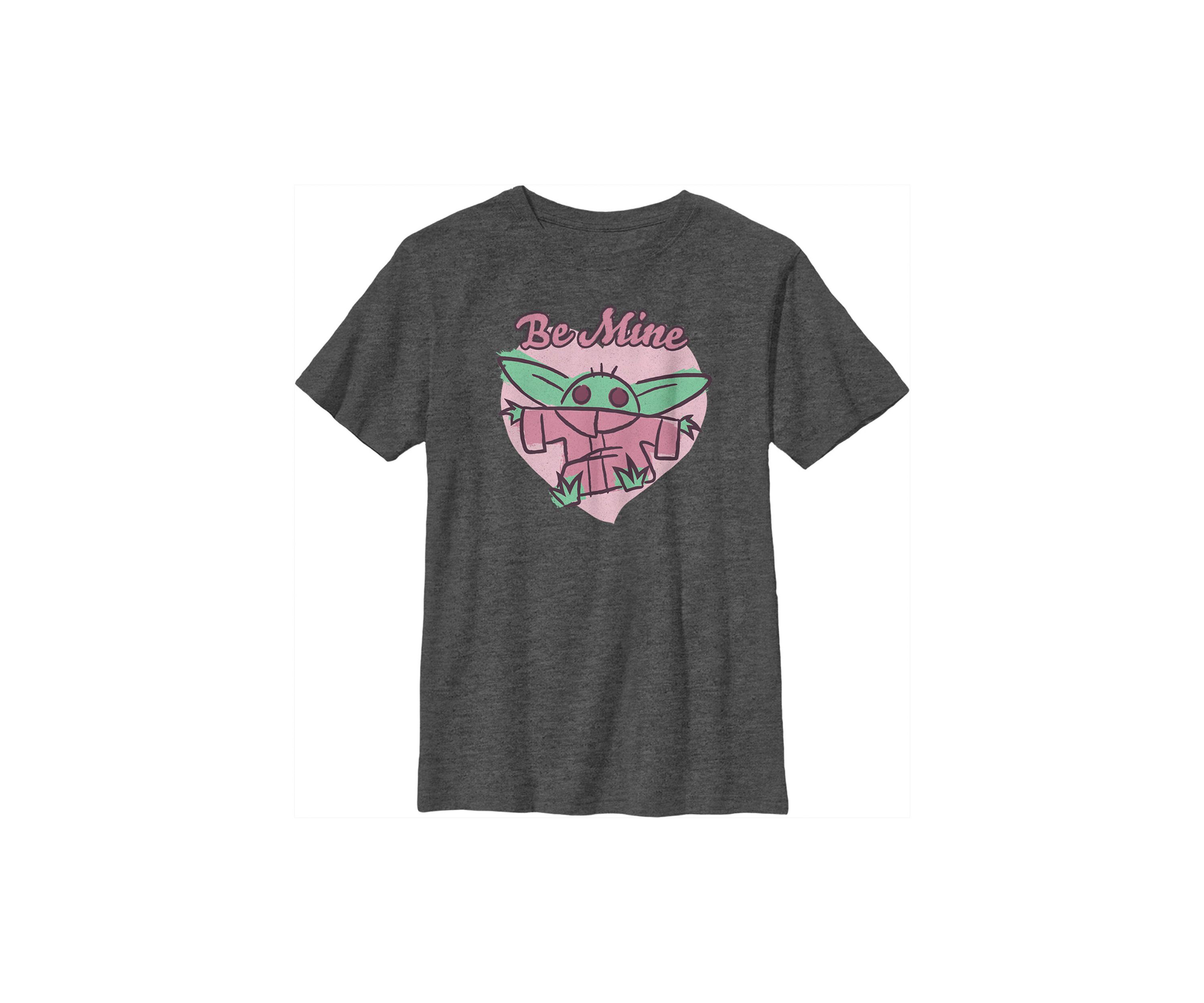 Boys 4-7 Star Wars The Mandalorian Be mine Groku Graphic T-Shirt