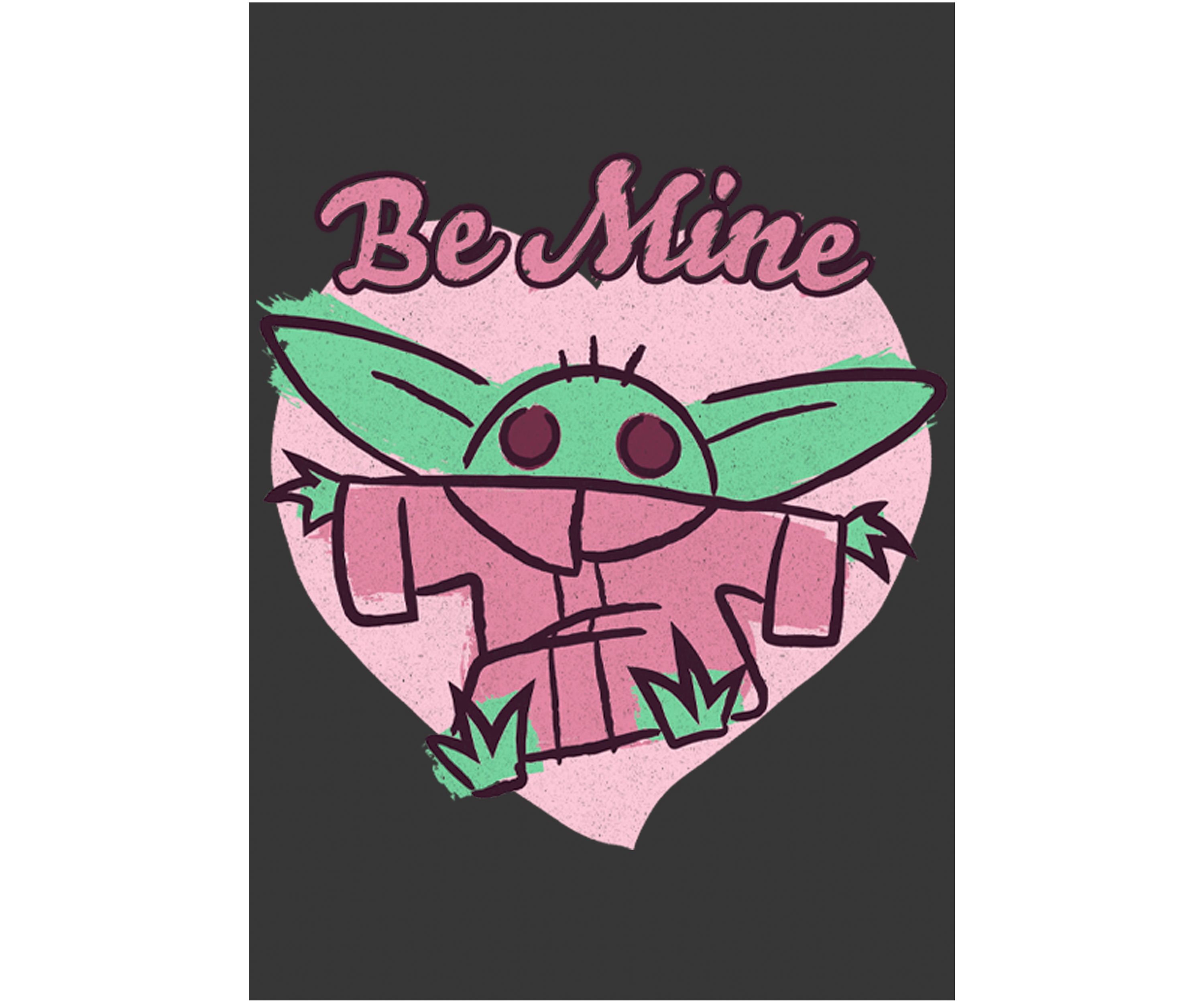 Boys 4-7 Star Wars The Mandalorian Be mine Groku Graphic T-Shirt