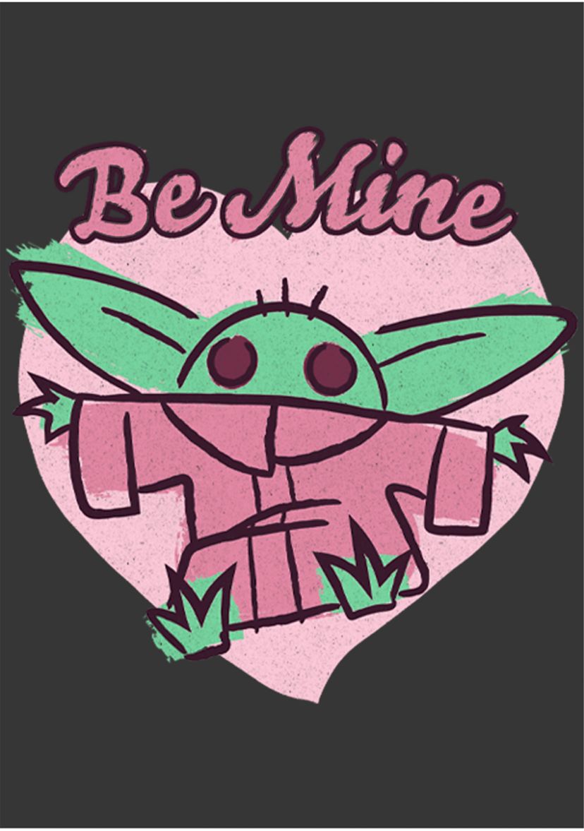 Boys 4-7 Star Wars The Mandalorian Be mine Groku Graphic T-Shirt