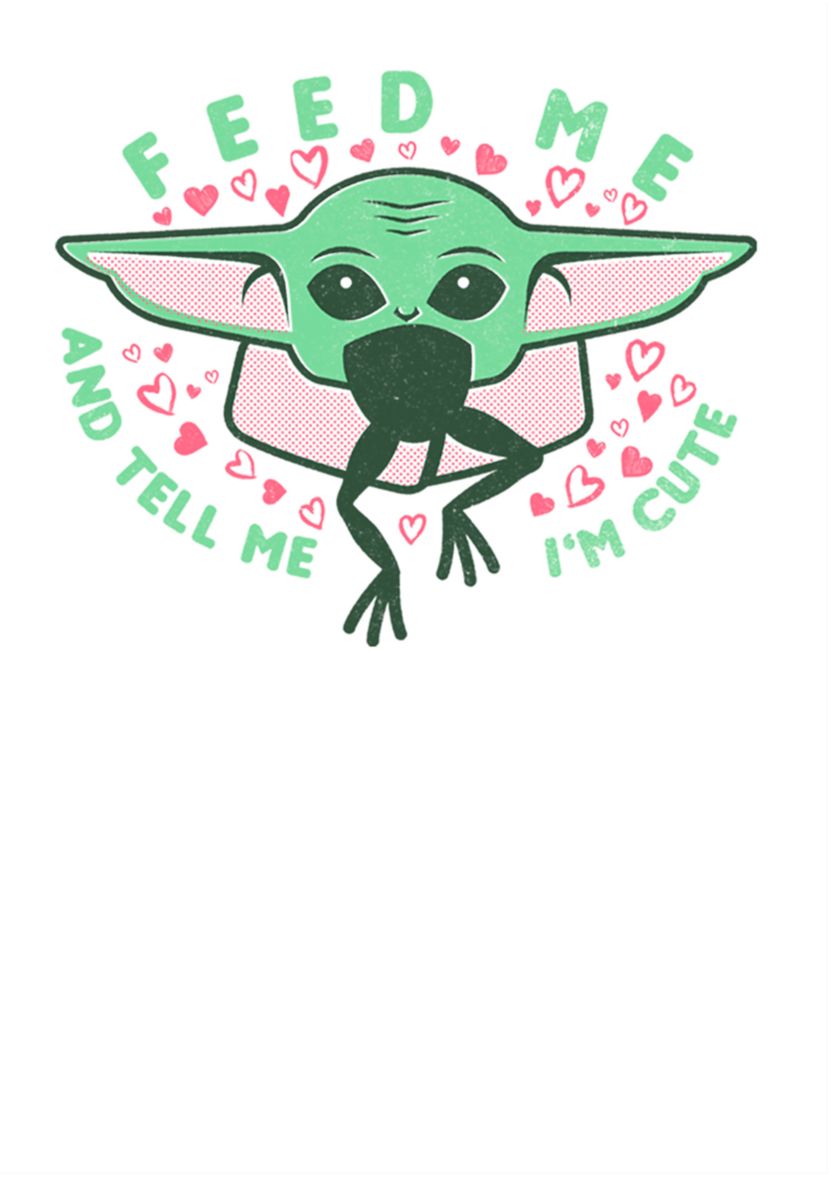 Boys 4-7 Star Wars The Mandalorian FEED ME AND TELL ME IM CUTE Graphic T-Shirt