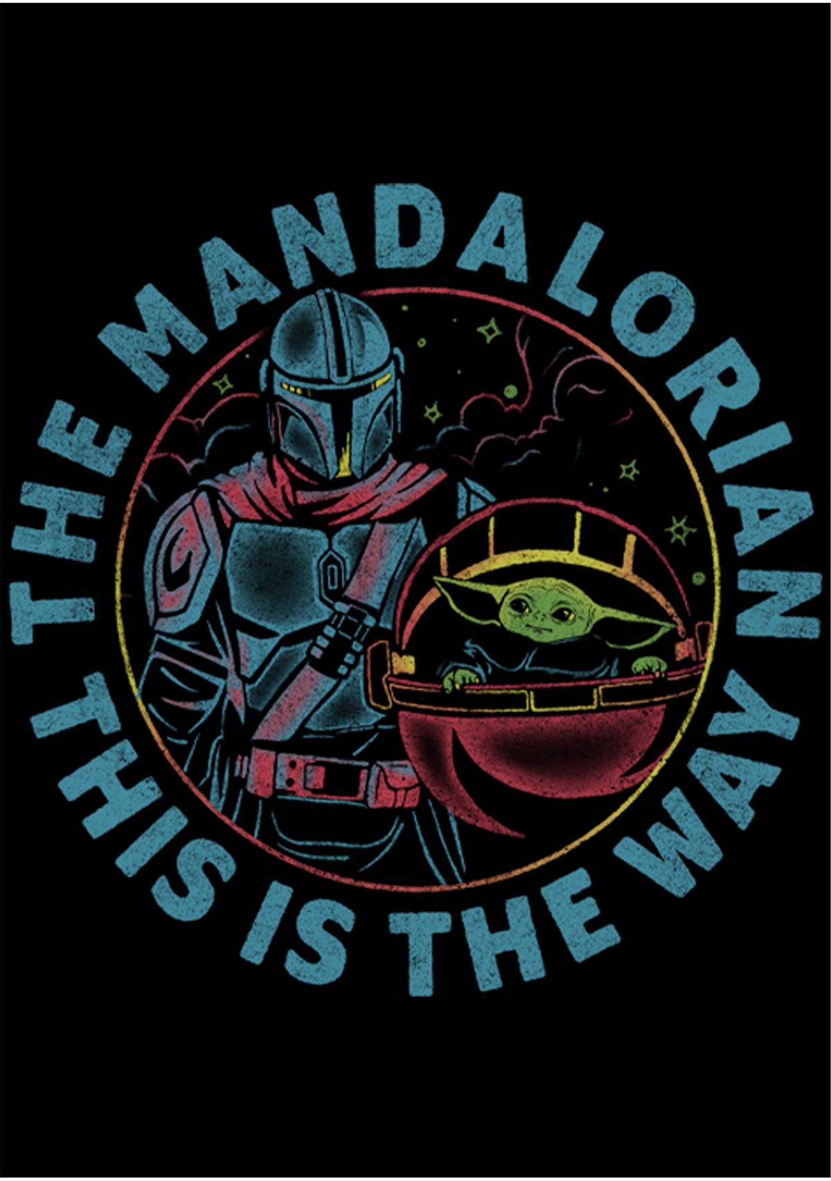 Star Wars: The Mandalorian Boys 4-7 Rainbow Mando Graphic Top | Belk