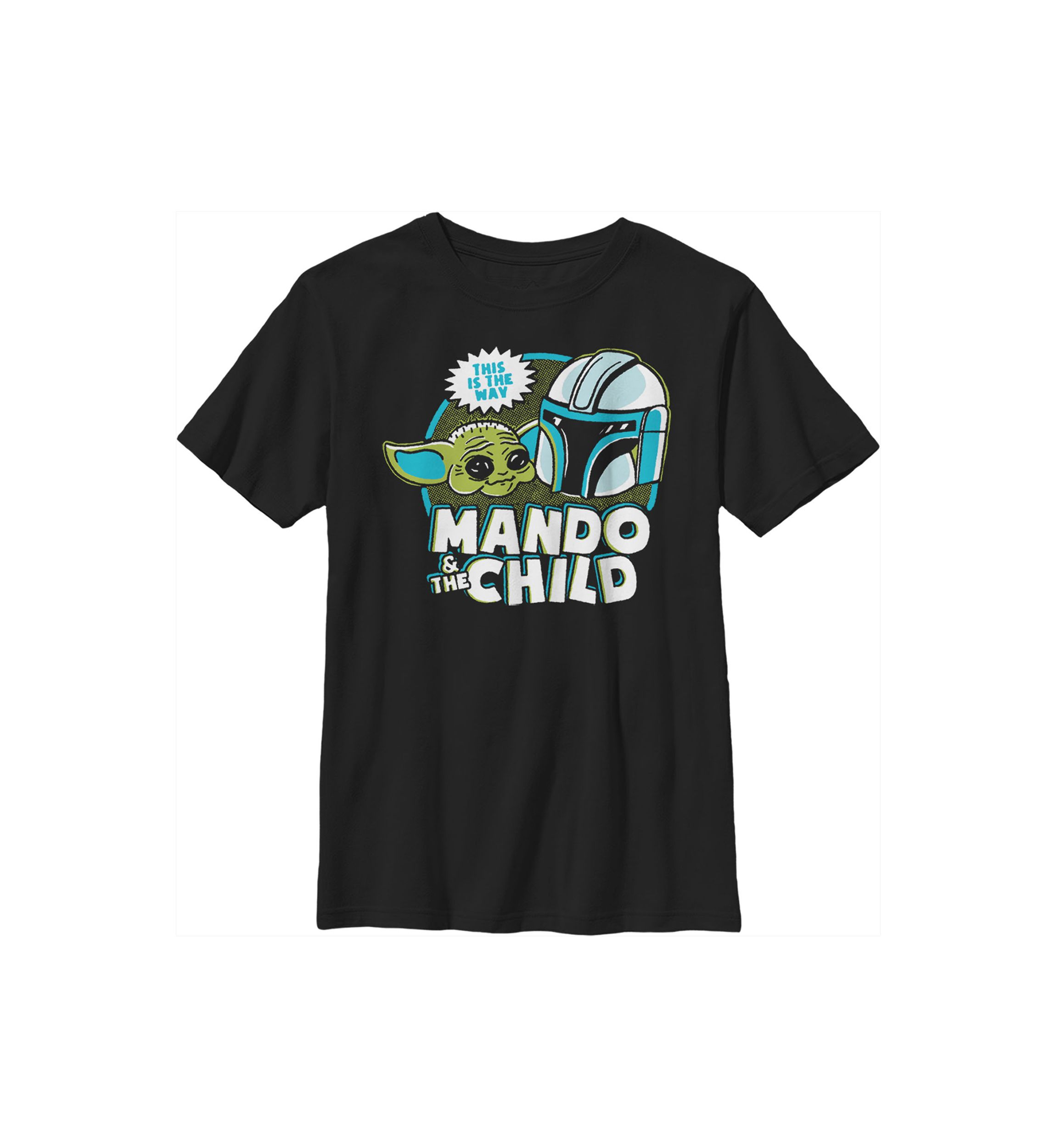 Boys 4-7 Star Wars The Mandalorian Satruday Cartoon Graphic T-Shirt