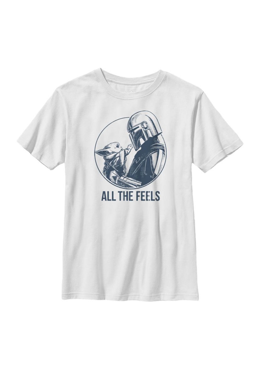 Boys 4-7 Star Wars The Mandalorian The Feels Graphic T-Shirt