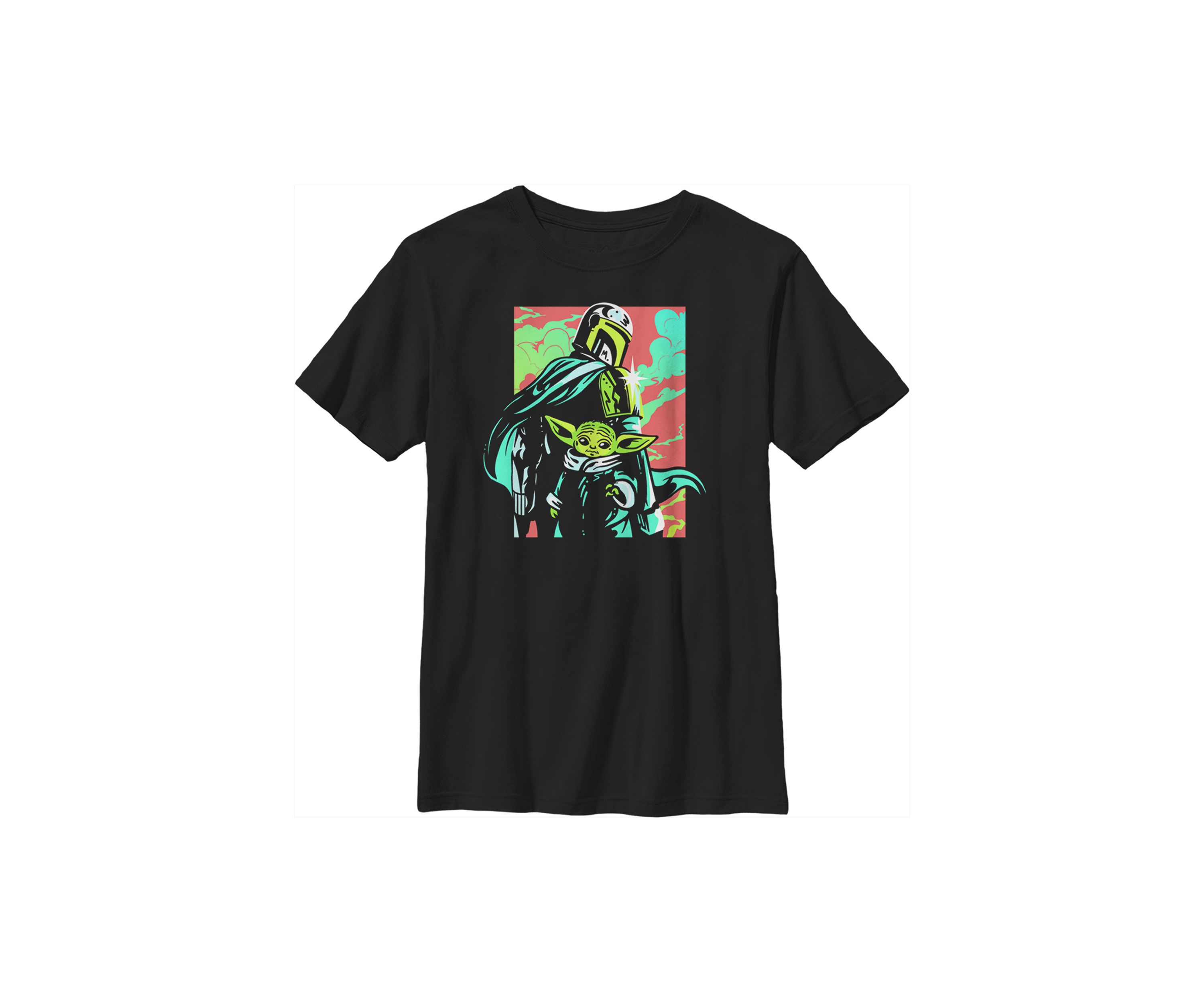 Boys 4-7  Neon Mando Graphic T-Shirt