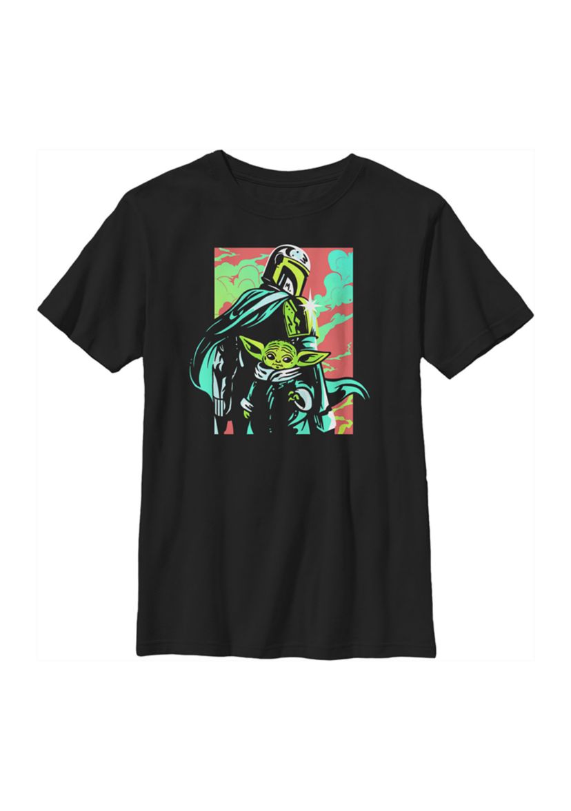 Boys 4-7  Neon Mando Graphic T-Shirt
