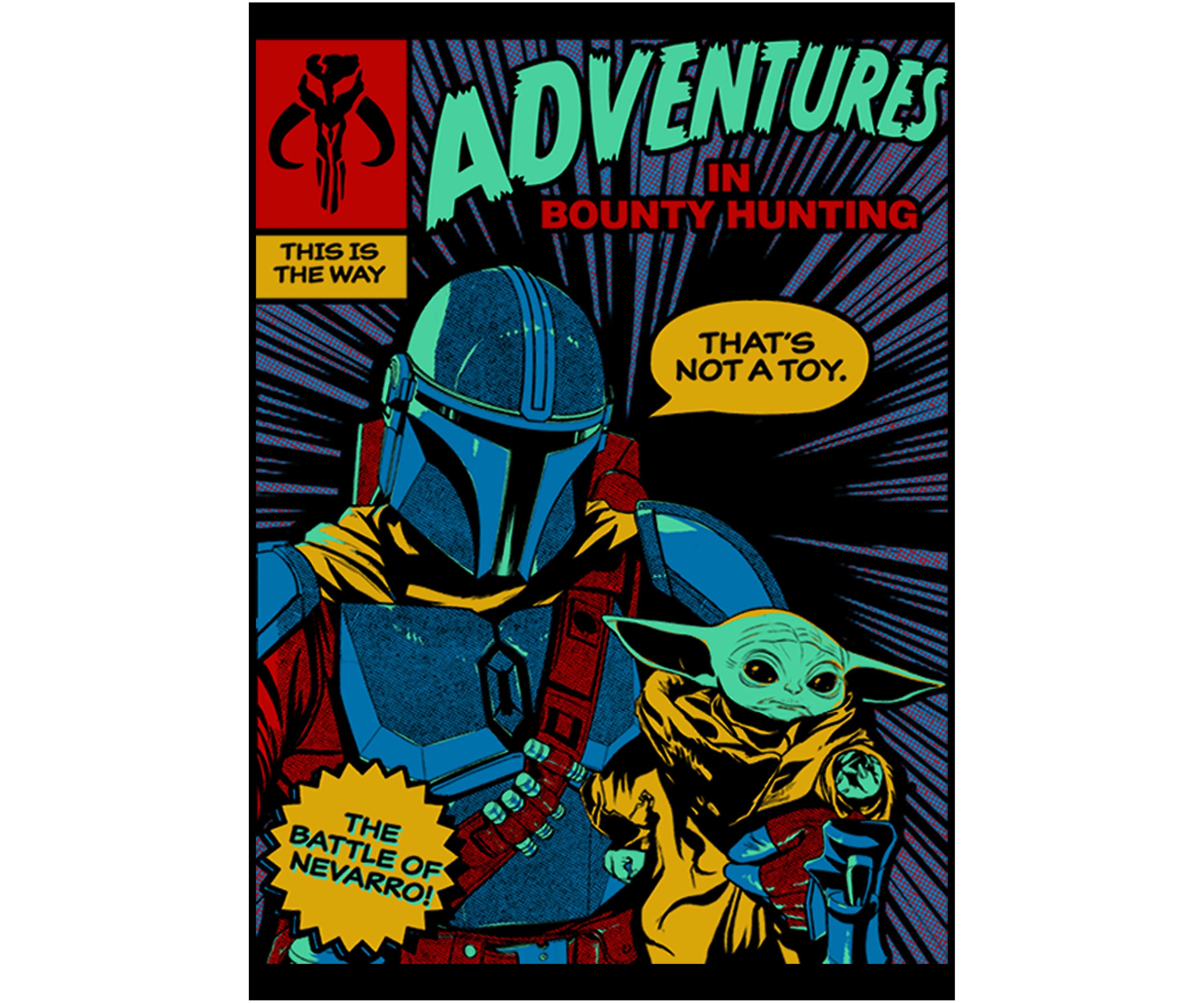 Boys 4-7 Star Wars The Mandalorian Mando Comic Graphic T-Shirt