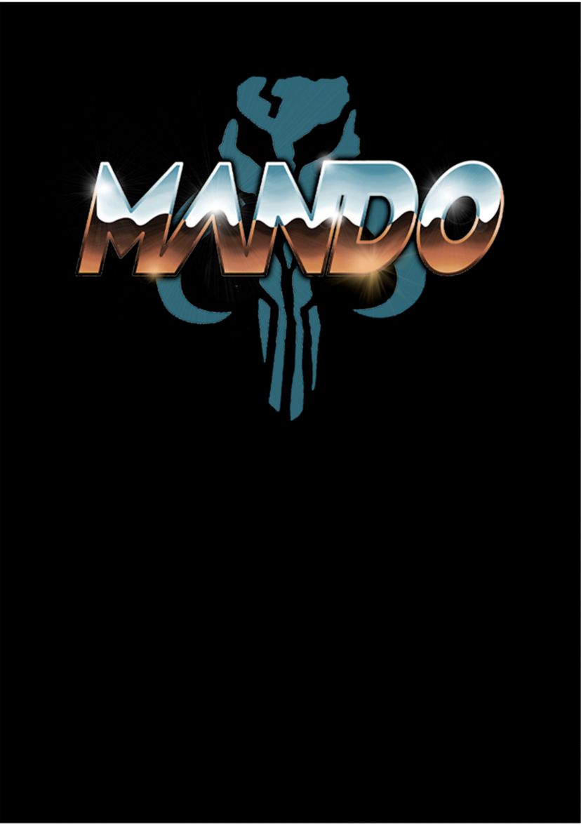 Boys 4-7  MANDO CHROME Graphic Top