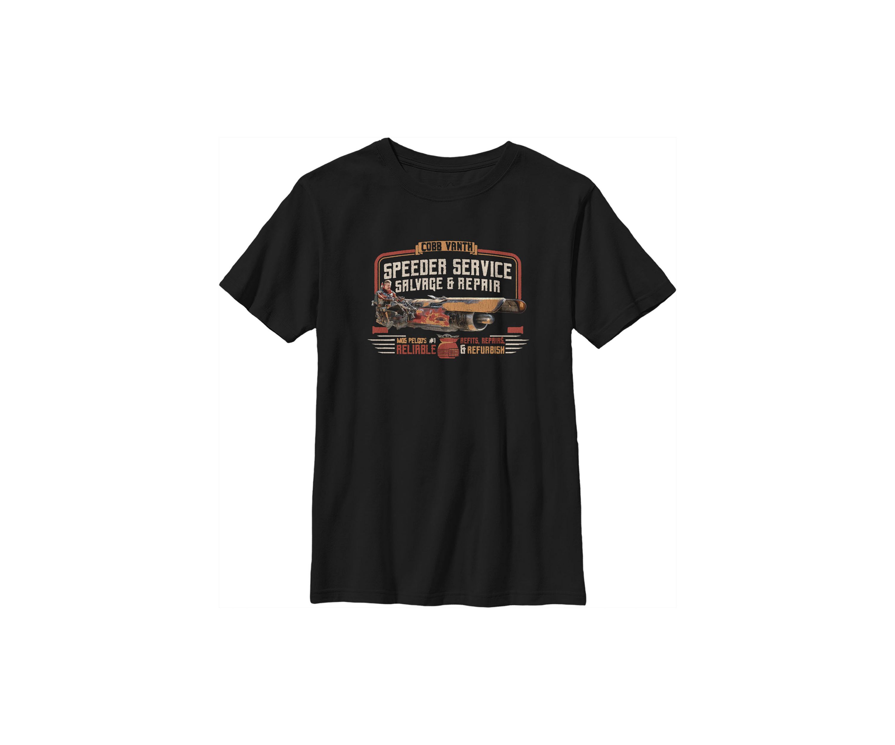 Boys 4-7  Vanth Speeder Service Graphic Top
