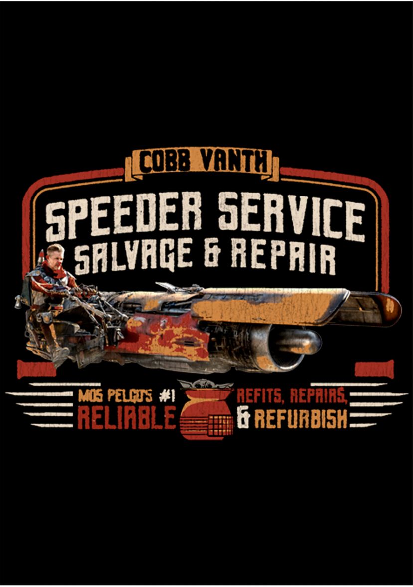 Boys 4-7  Vanth Speeder Service Graphic Top
