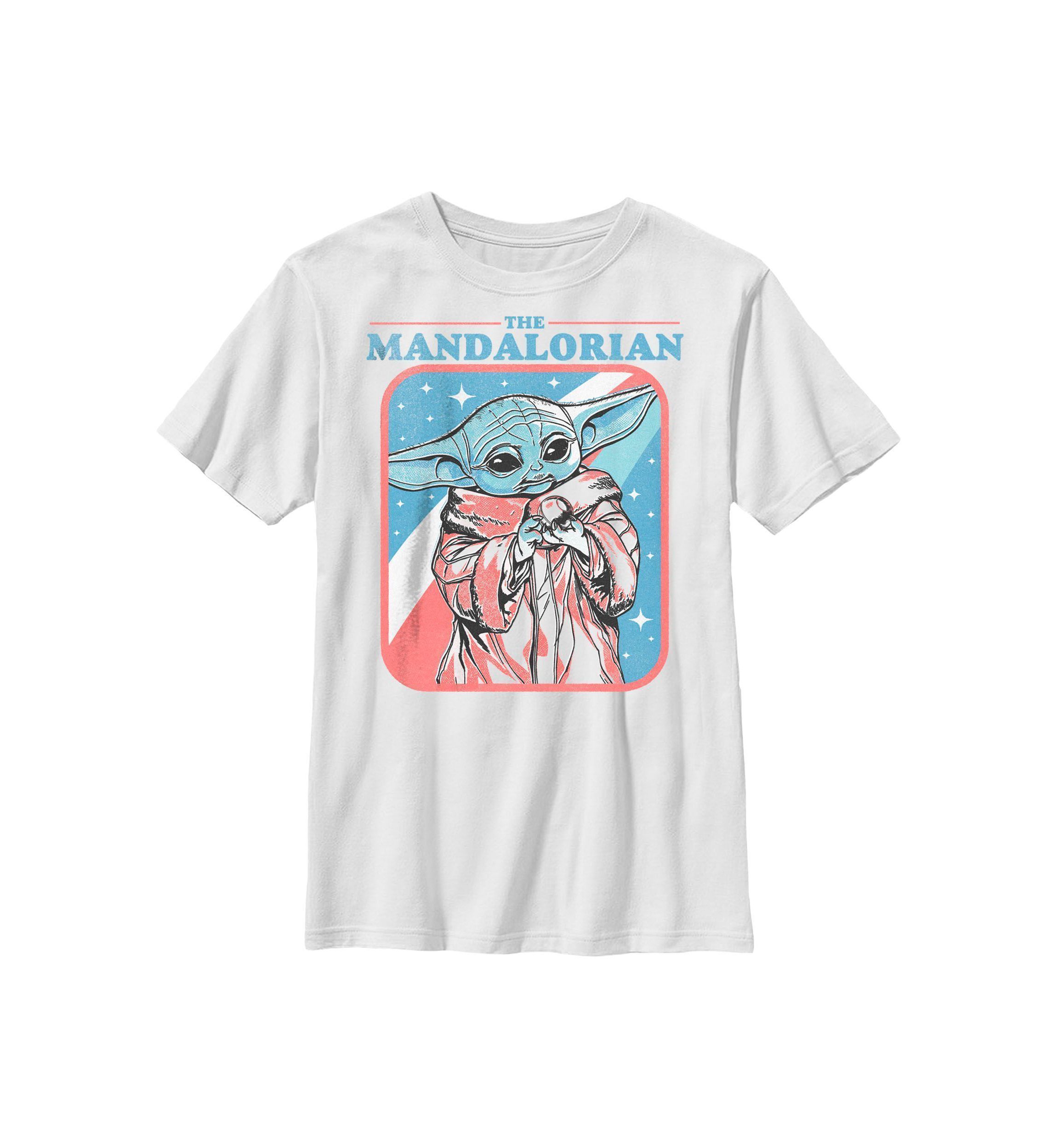 Stars Stripes Grogu Graphic T-Shirt