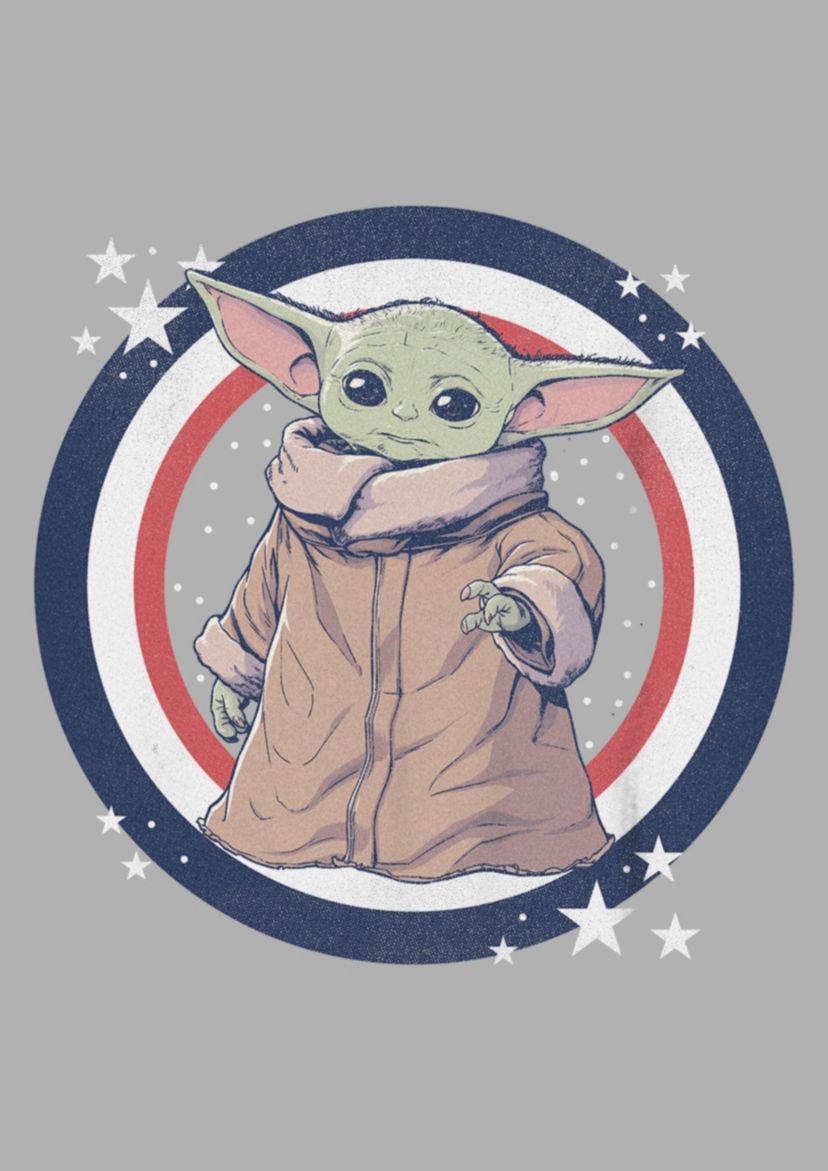 Grogu Stars Graphic T-Shirt