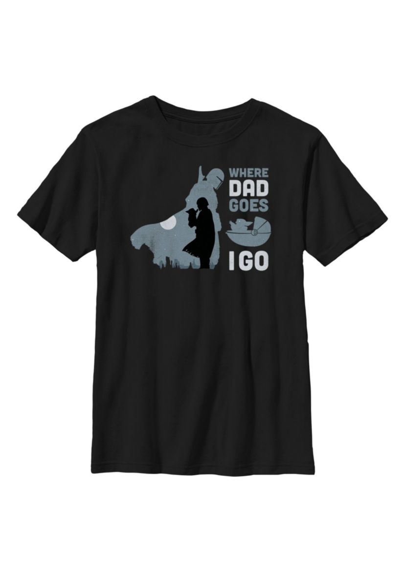 Grogu Follows Graphic T-Shirt