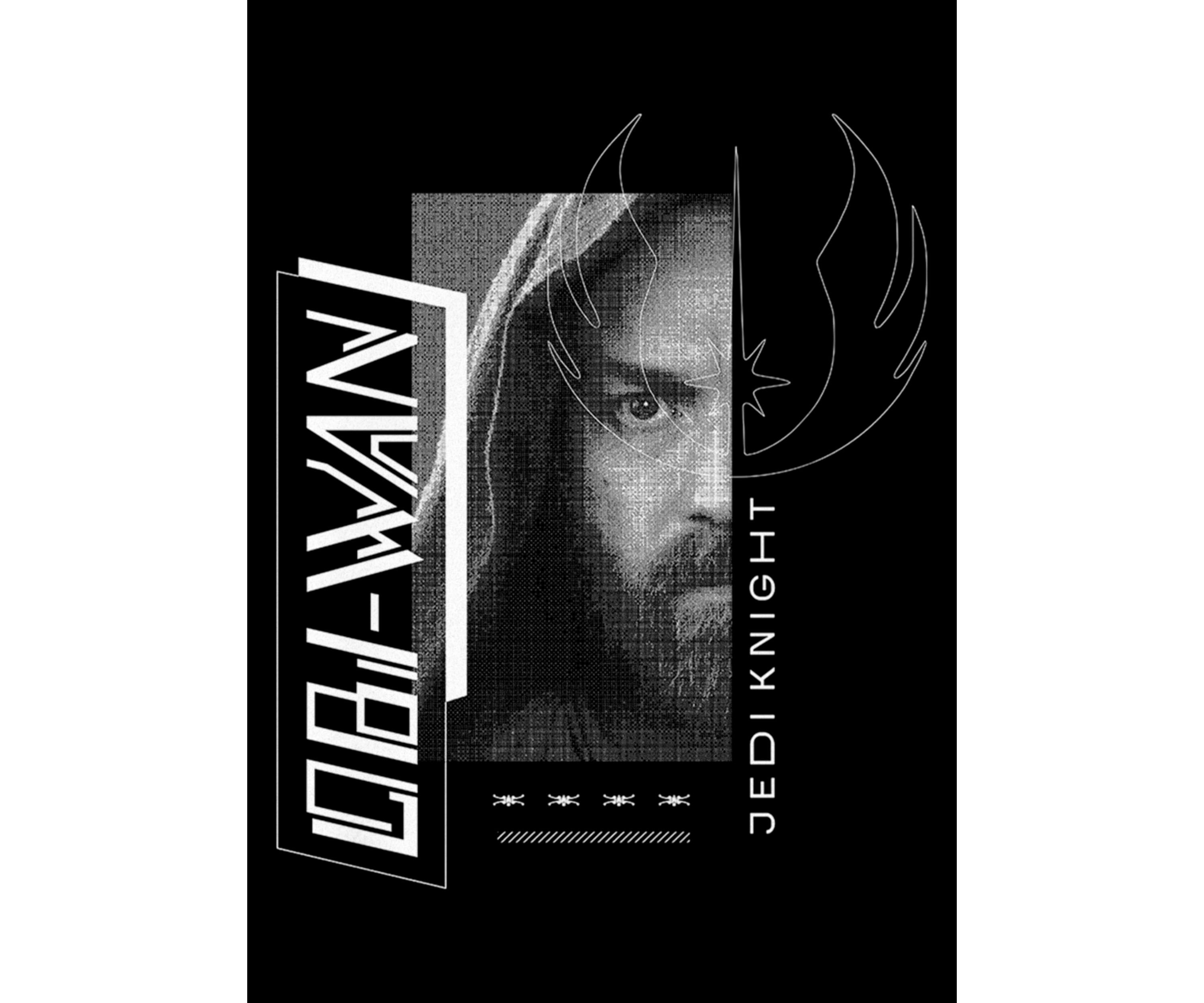 Jedi Knight Portrait Graphic T-Shirt