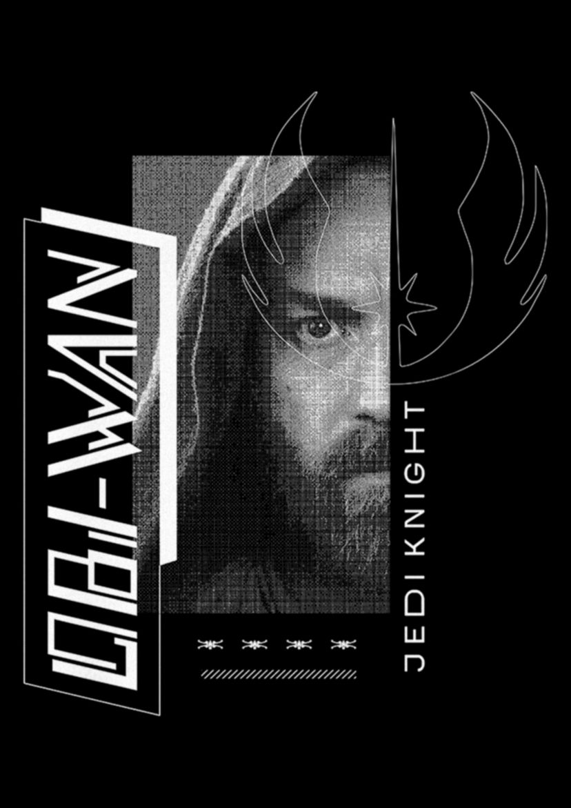 Jedi Knight Portrait Graphic T-Shirt