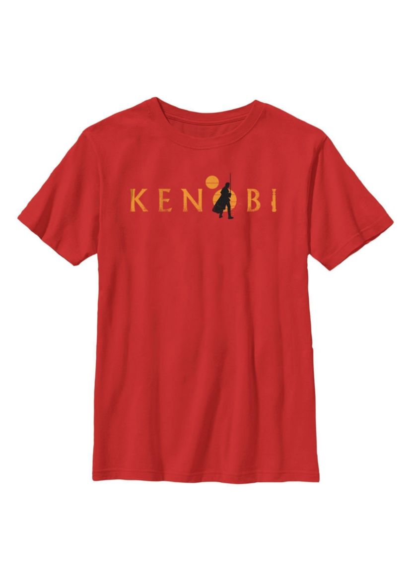 Kenobi Two Suns Logo Graphic T-Shirt