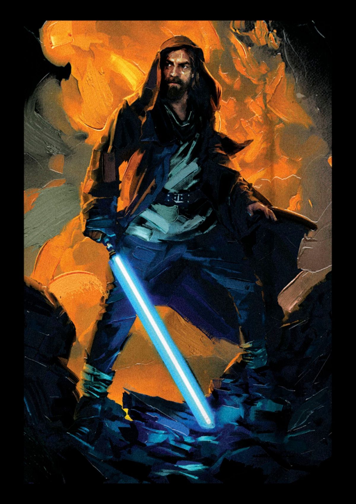 Kenobi Paint Graphic T-Shirt