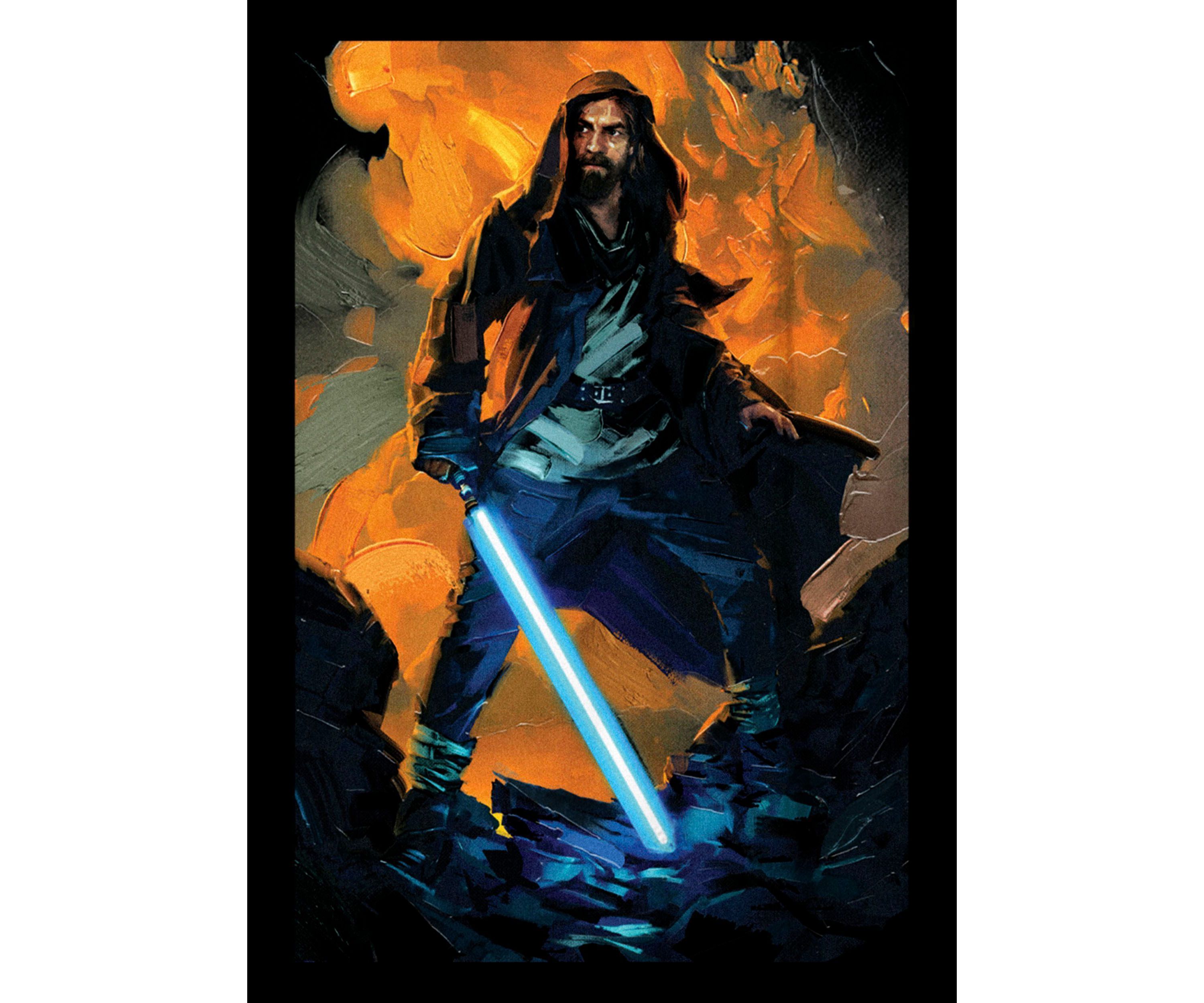 Kenobi Paint Graphic T-Shirt
