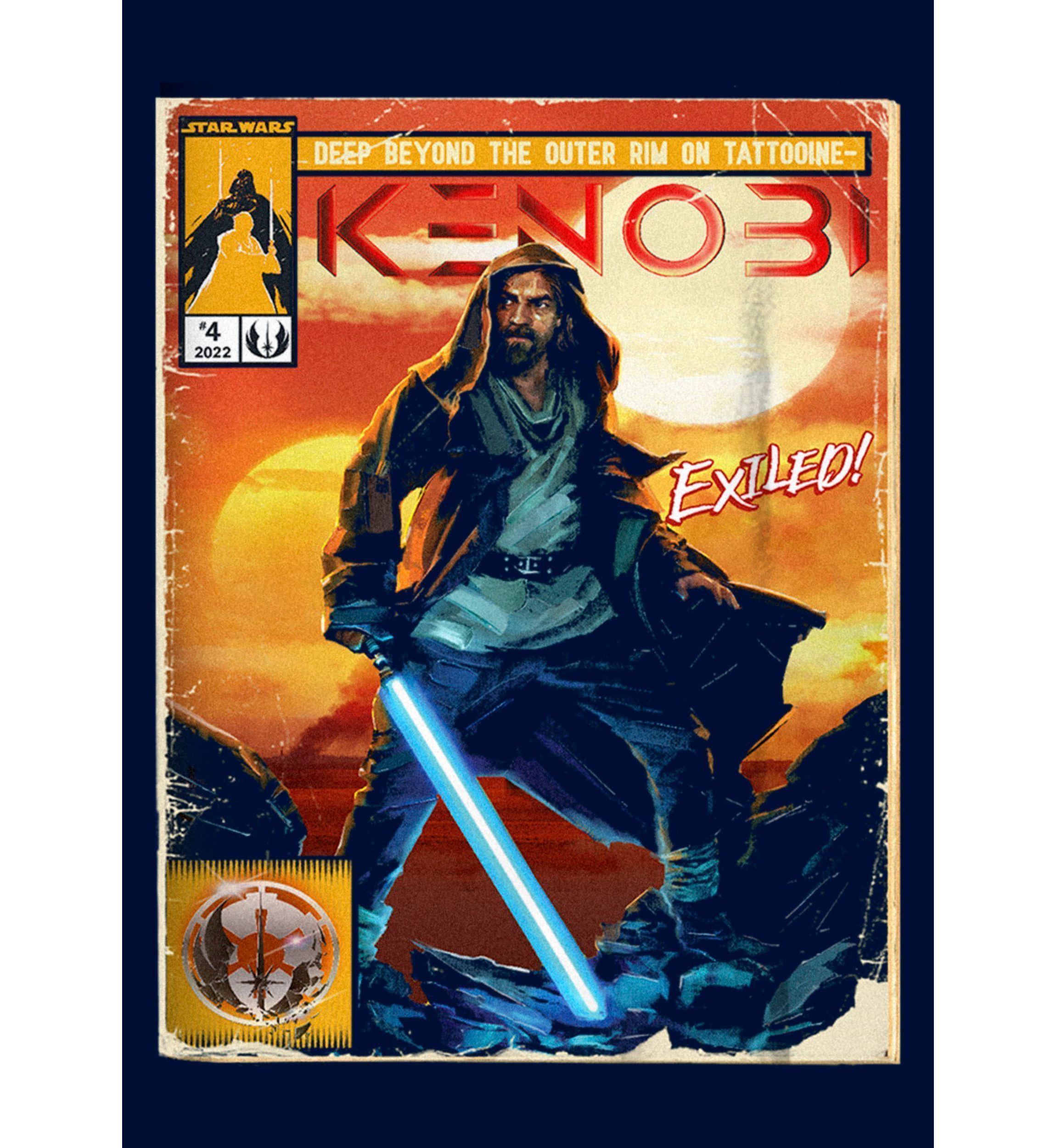 Komically Kenobi Graphic T-Shirt