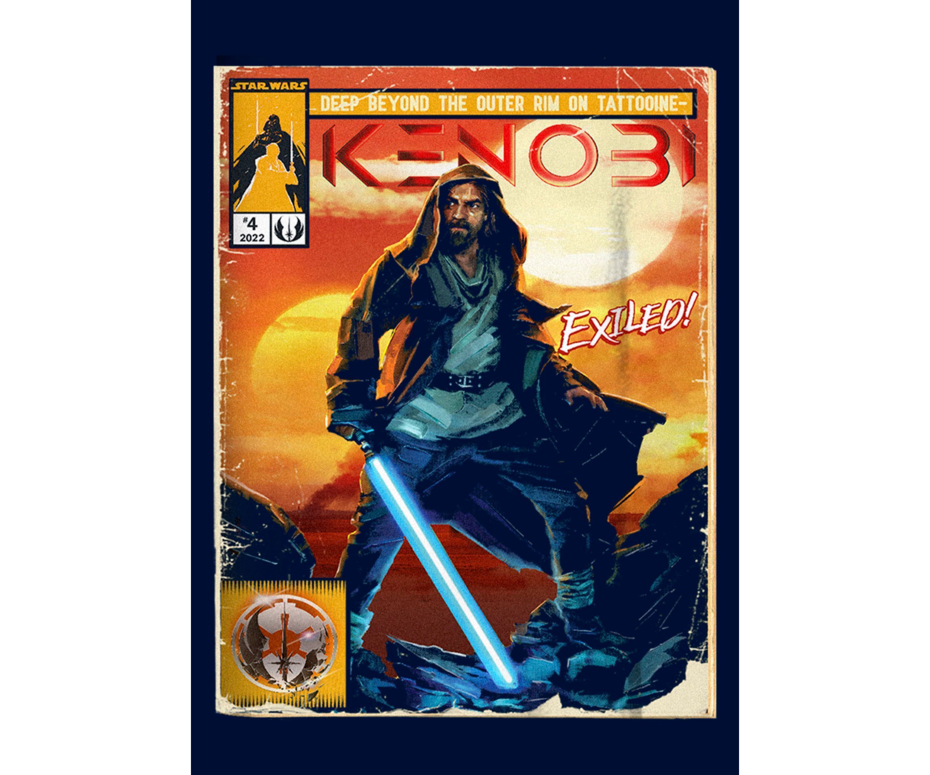 Komically Kenobi Graphic T-Shirt