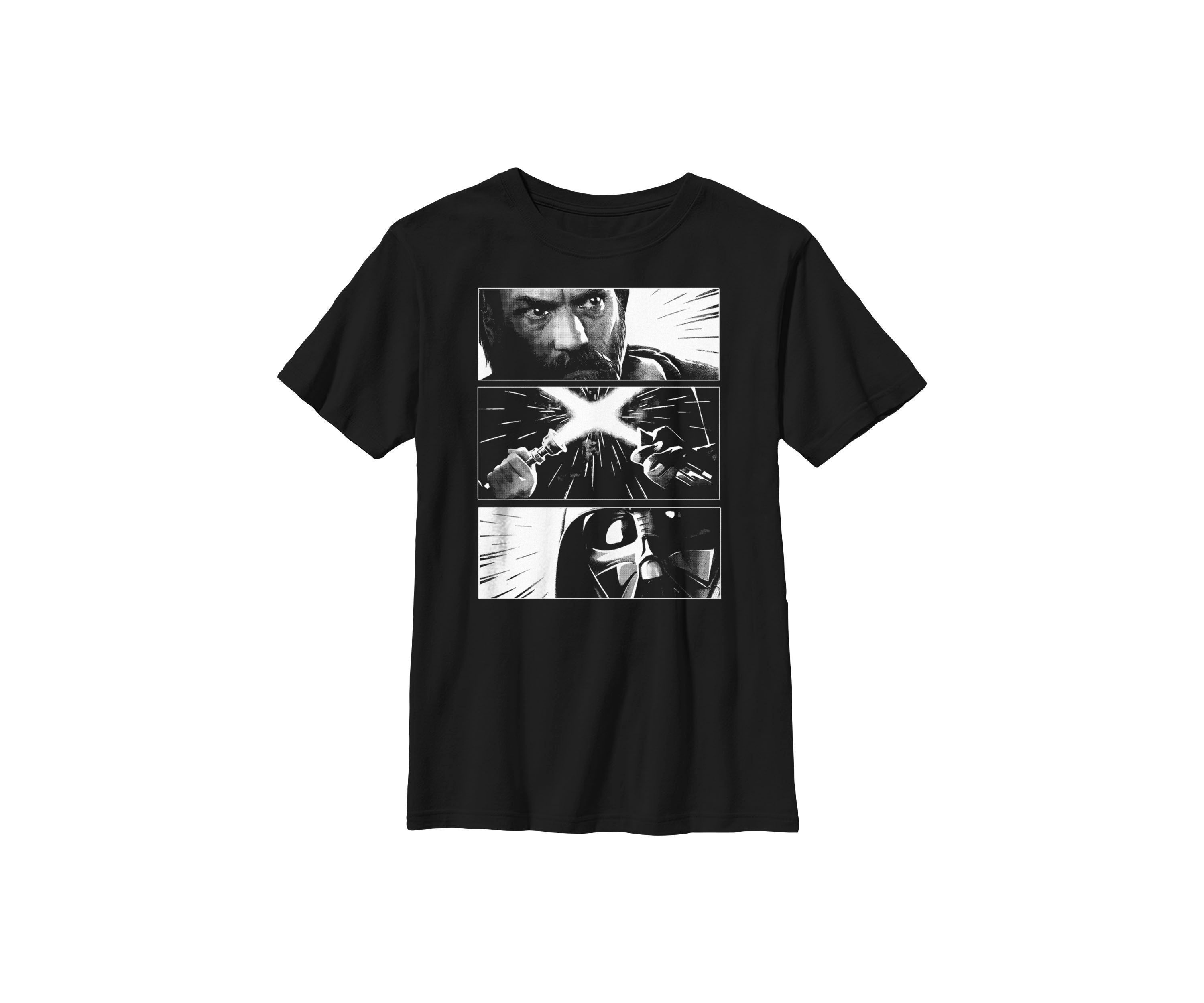 Kenobi Vader Panels Graphic T-Shirt