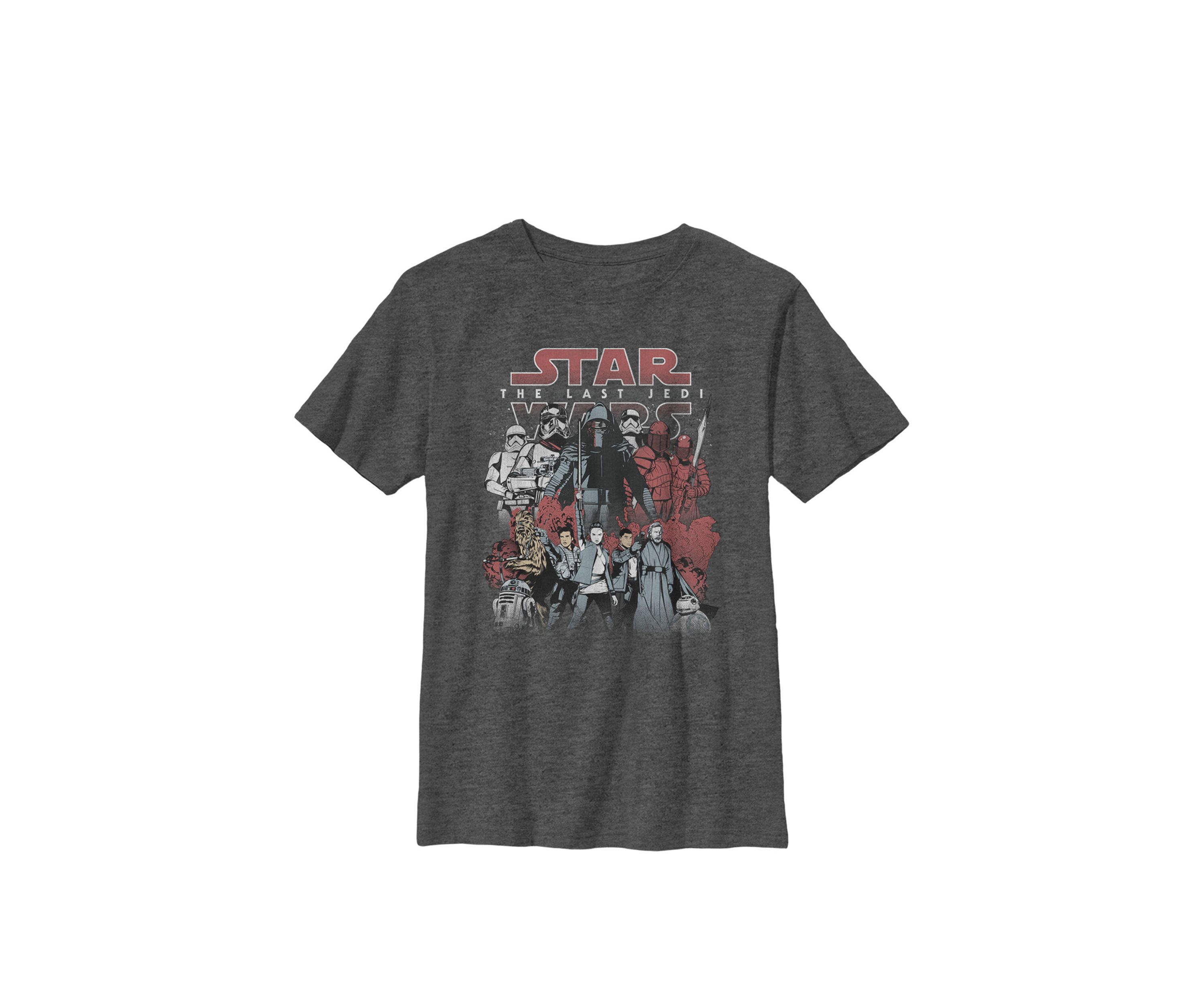 Boys Group Shot Good Vs. Evil Poster Crew T-Shirt