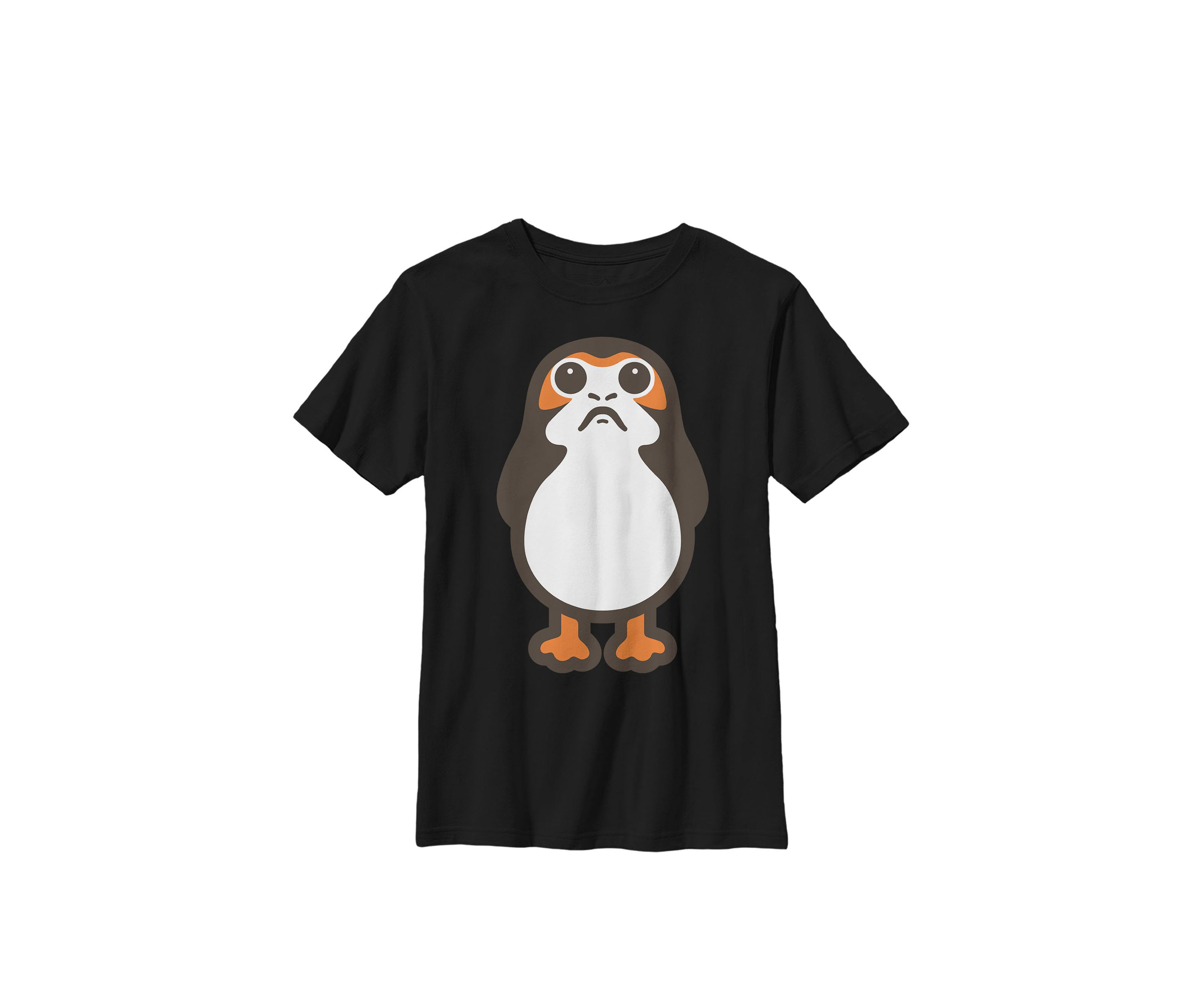 Boys Animated Porg Art Crew T-Shirt