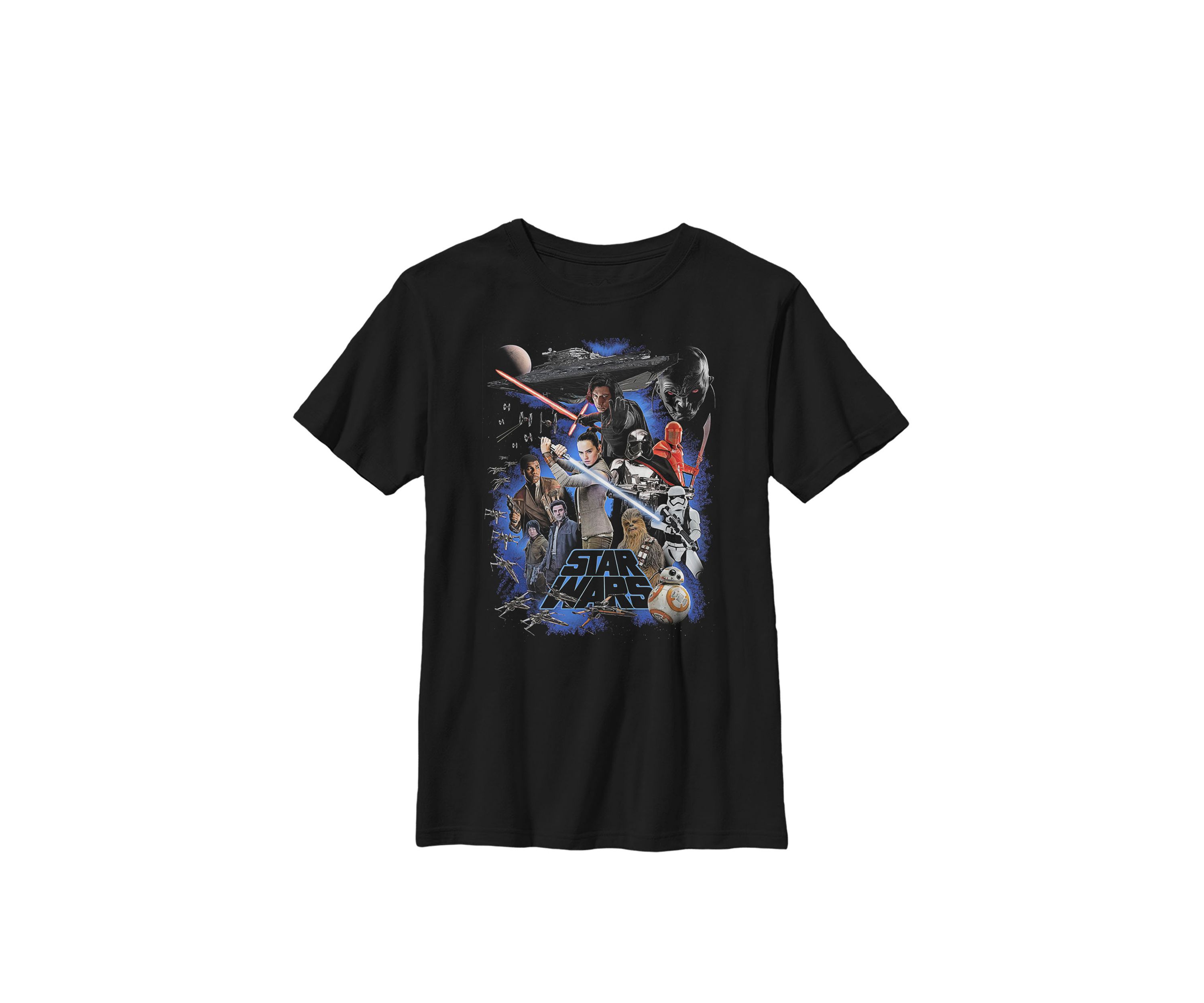 Boys Group Shot Flying Ships Poster Crew T-Shirt