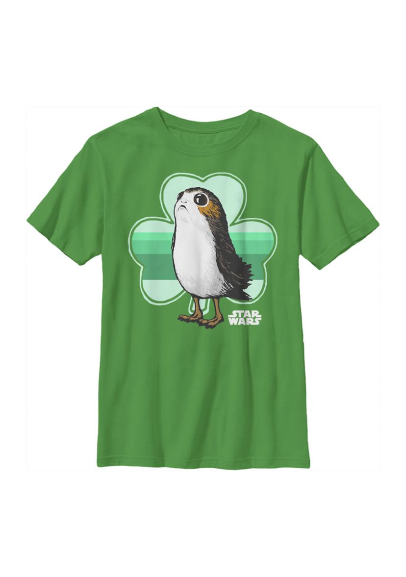 Boys 4-7  Porg Clover Graphic T-Shirt
