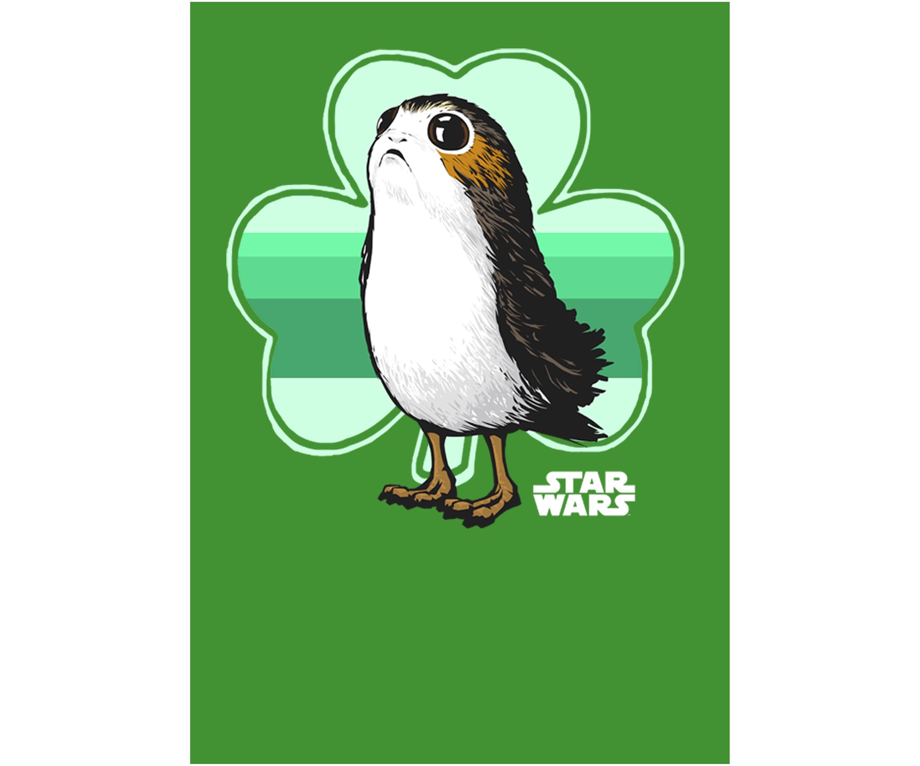Boys 4-7  Porg Clover Graphic T-Shirt