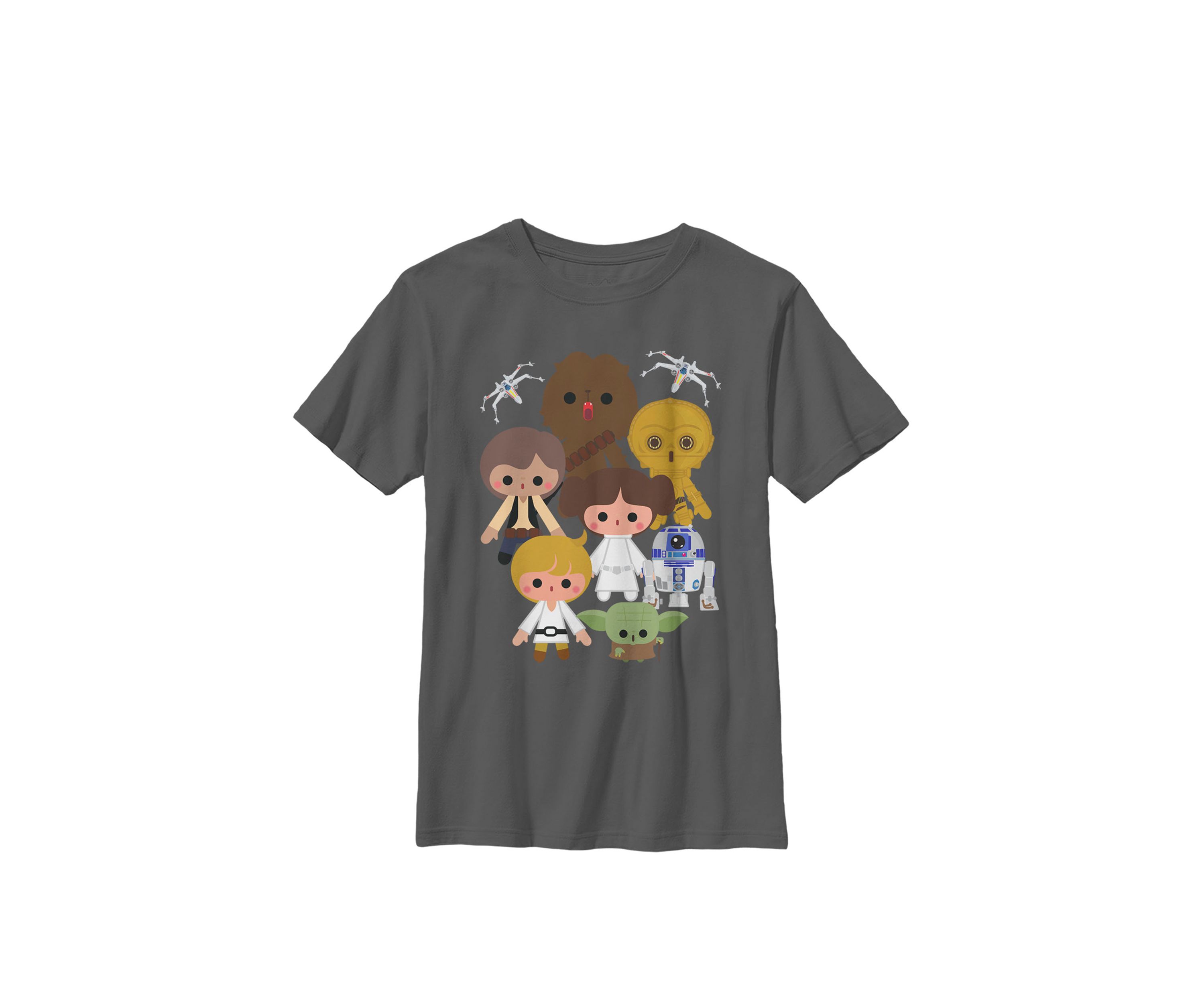 Boys Cute Kawaii Style Heroes Crew T-Shirt