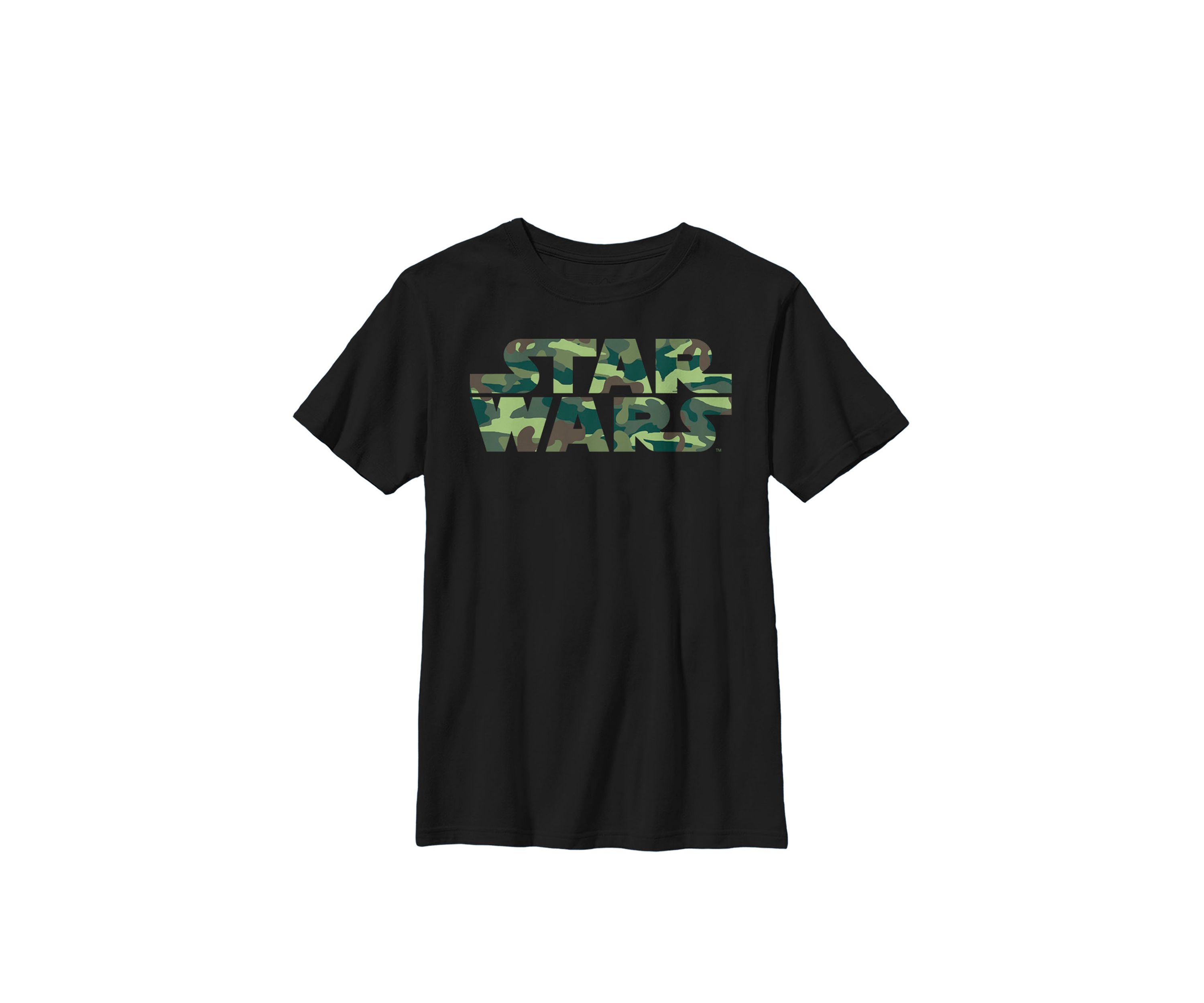Boys Camo Logo Crew T-Shirt