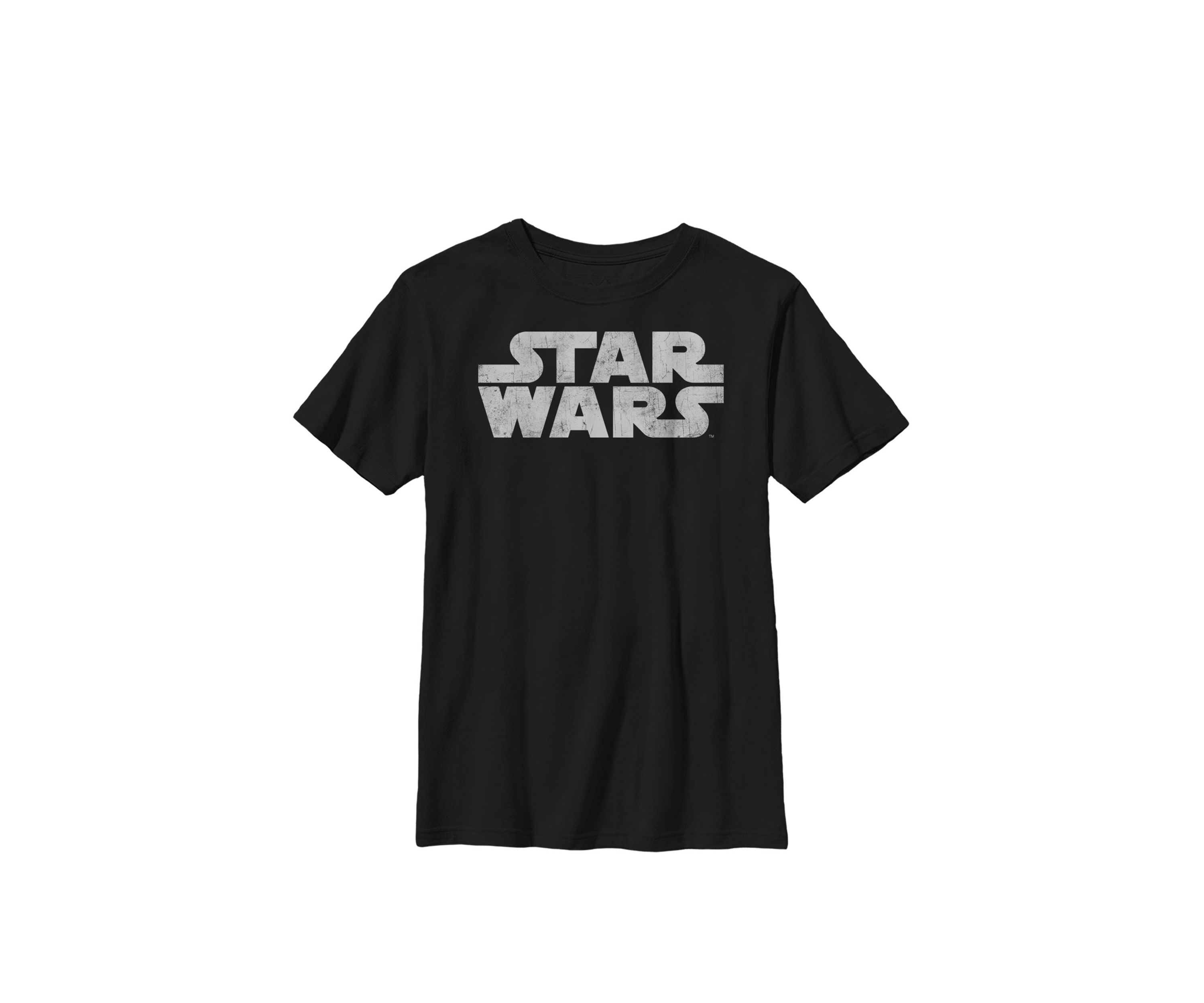 Boys Simple Vintage Logo Crew T-Shirt