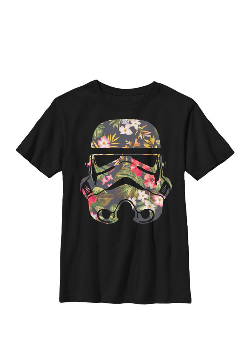 Boys 8-20 Tropical Stormtrooper Floral Print Crew T-Shirt