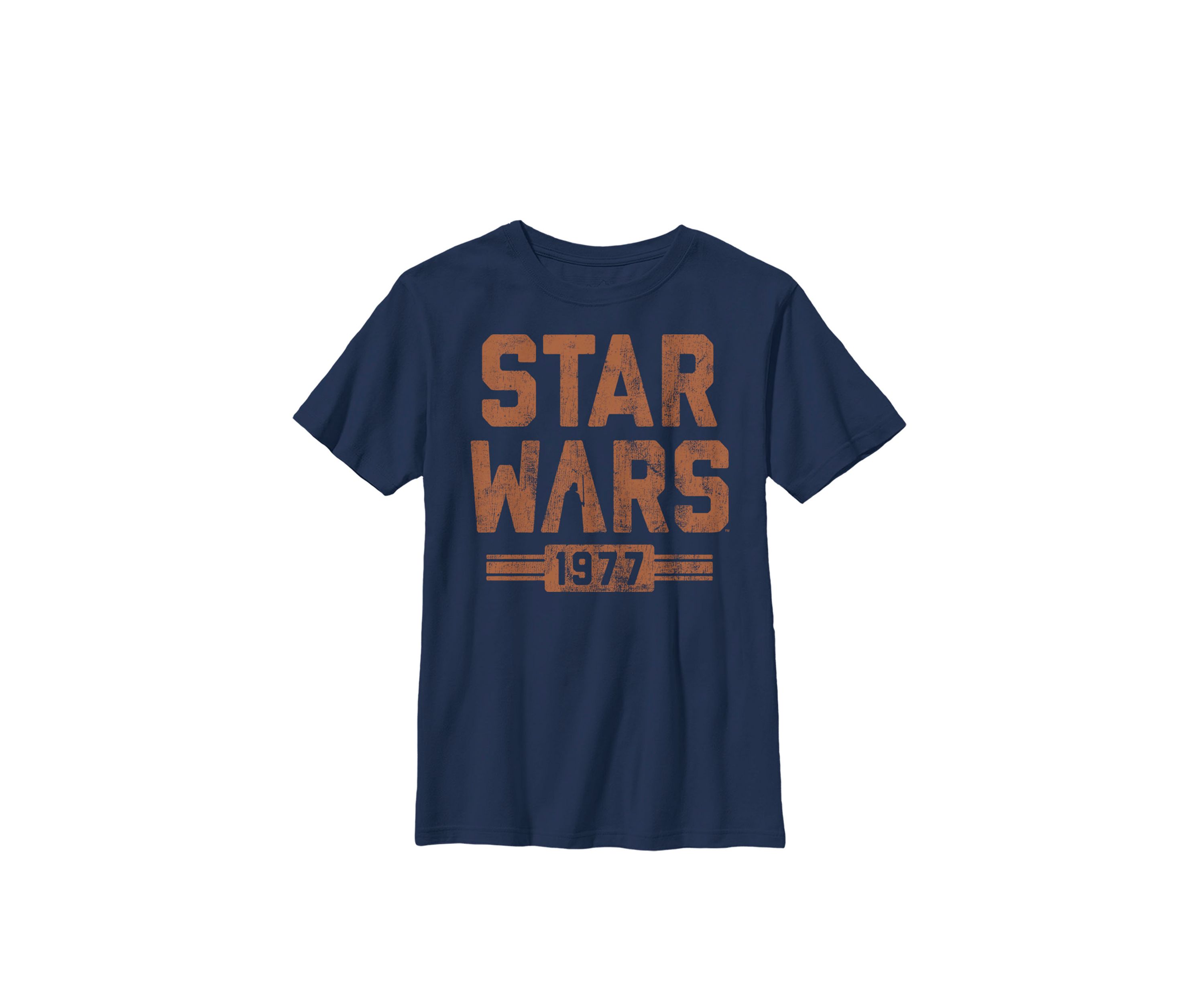 Boys 8-20 Retro 1977 Vader Silhouette Vintage Crew T-Shirt