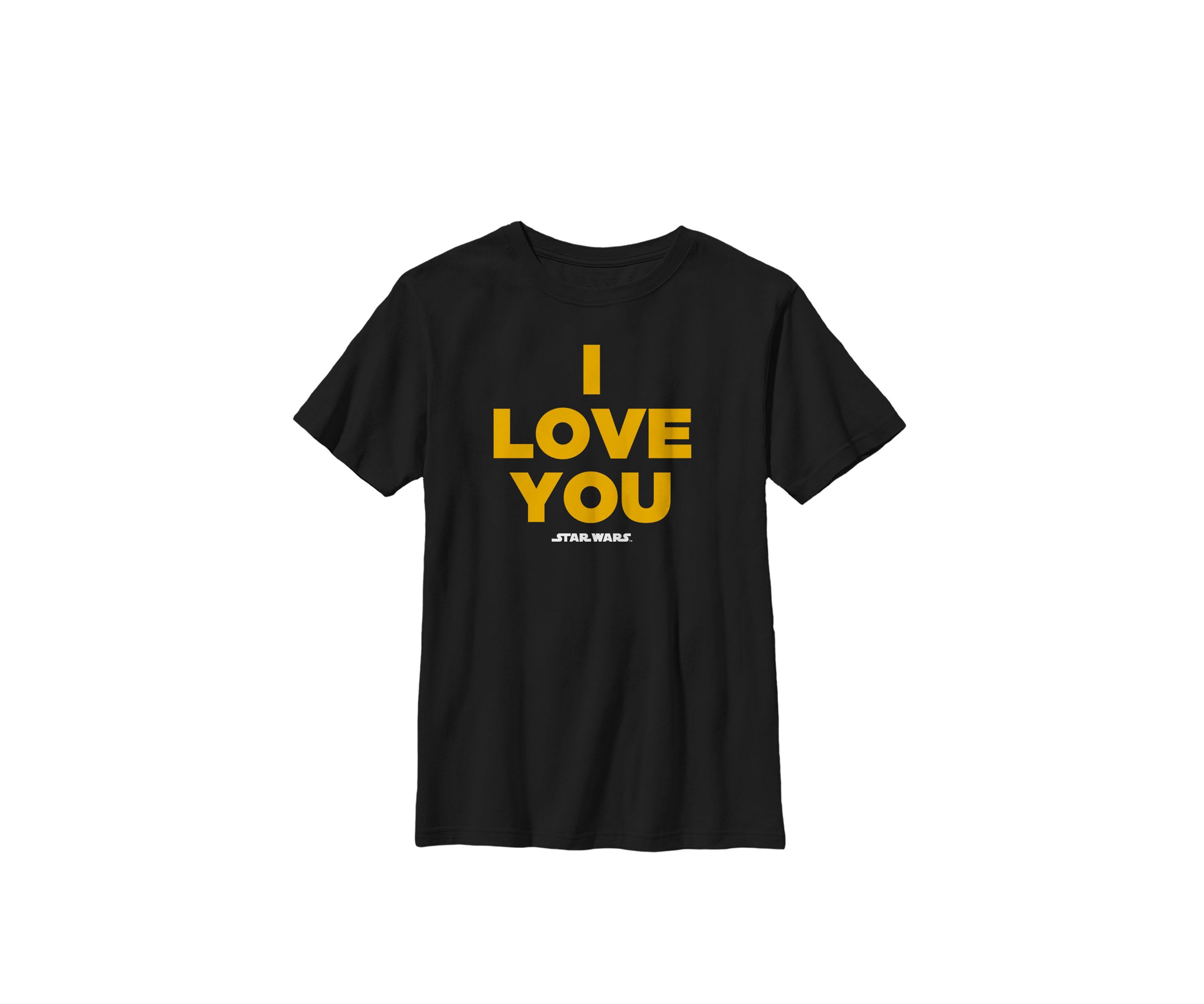 Boys 8-20 Princess Leia I Love You Crew T-Shirt