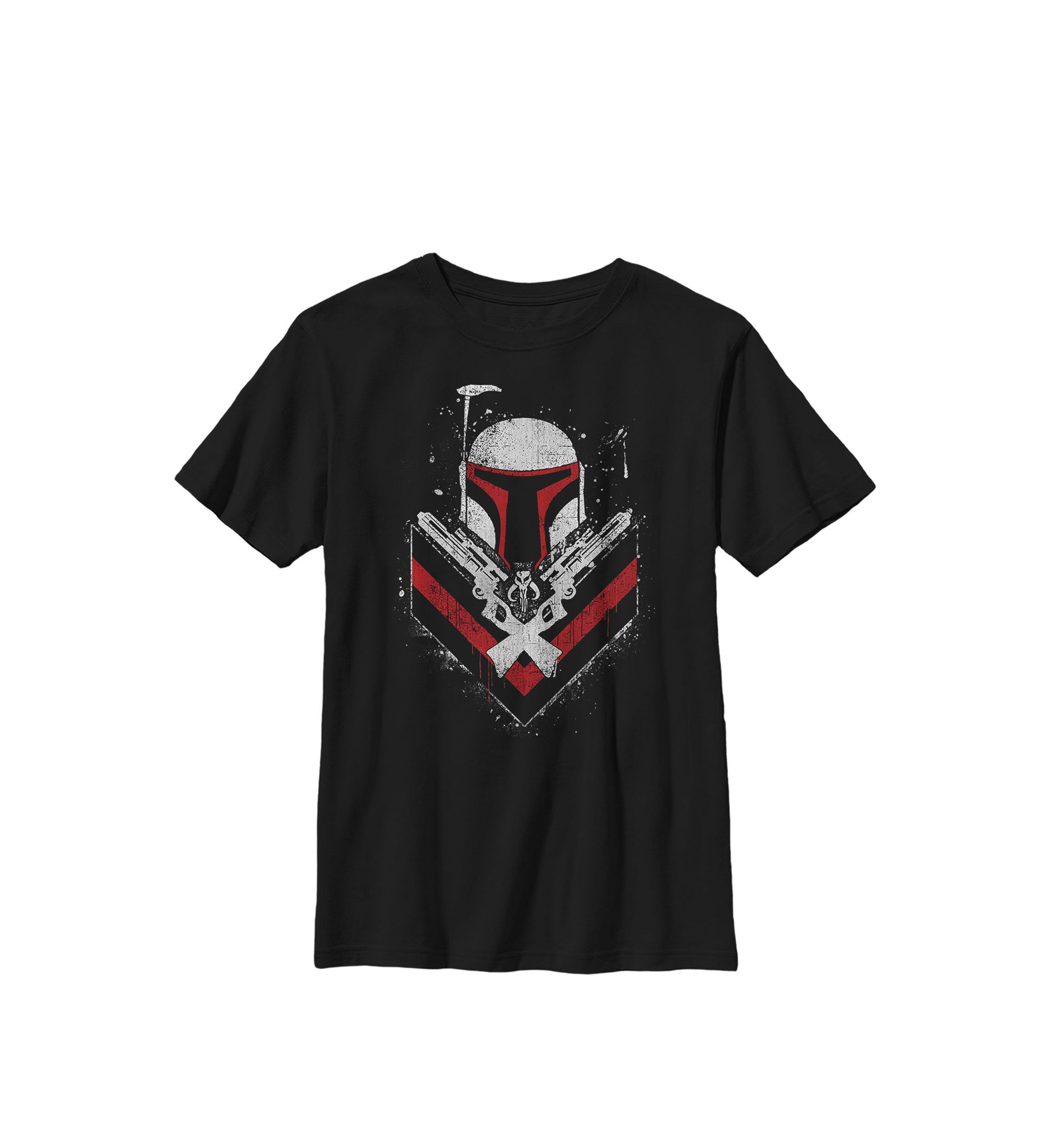 Boys 8-20 Boba Fett No Threats Only Promises Crew T-Shirt