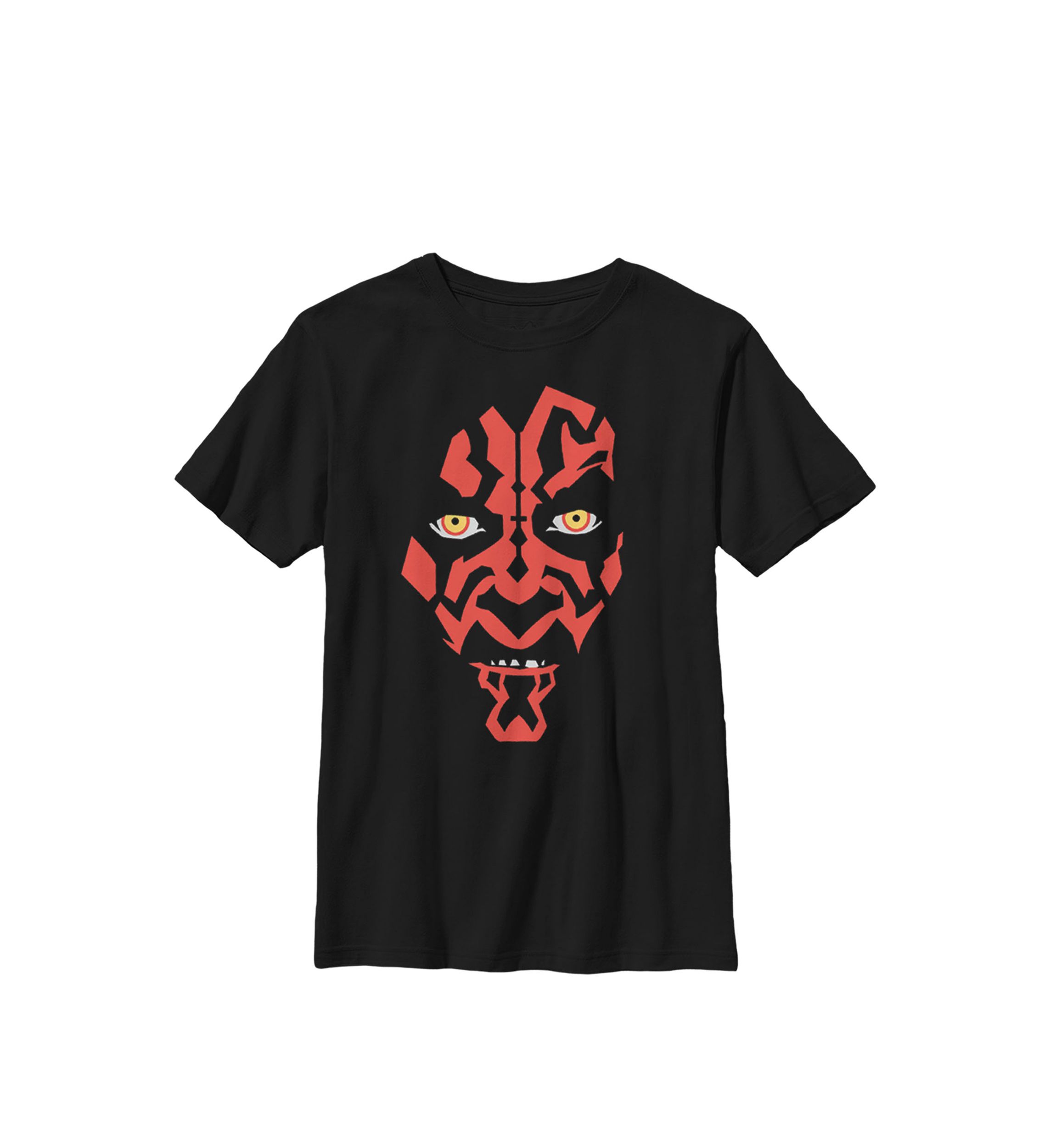 Boys 8-20 Darth Maul Large Face Portrait Crew T-Shirt