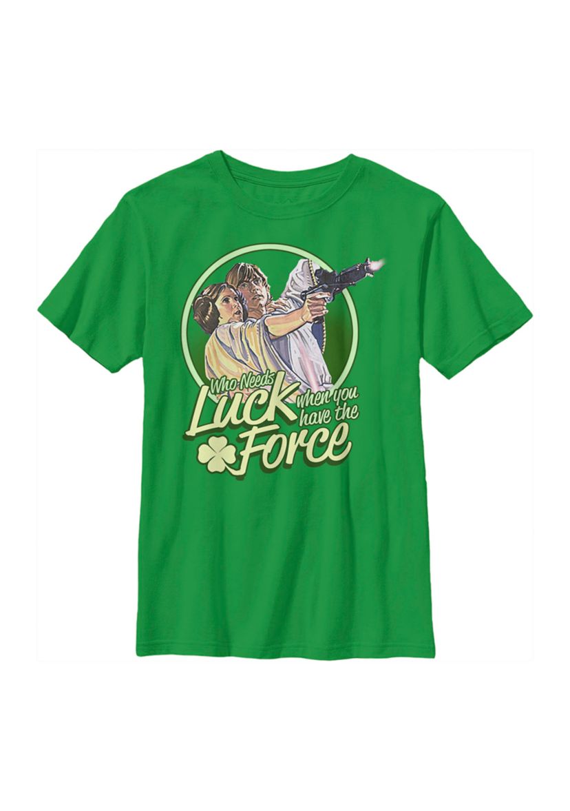 Boys 4-7  Force Luck Graphic T-Shirt