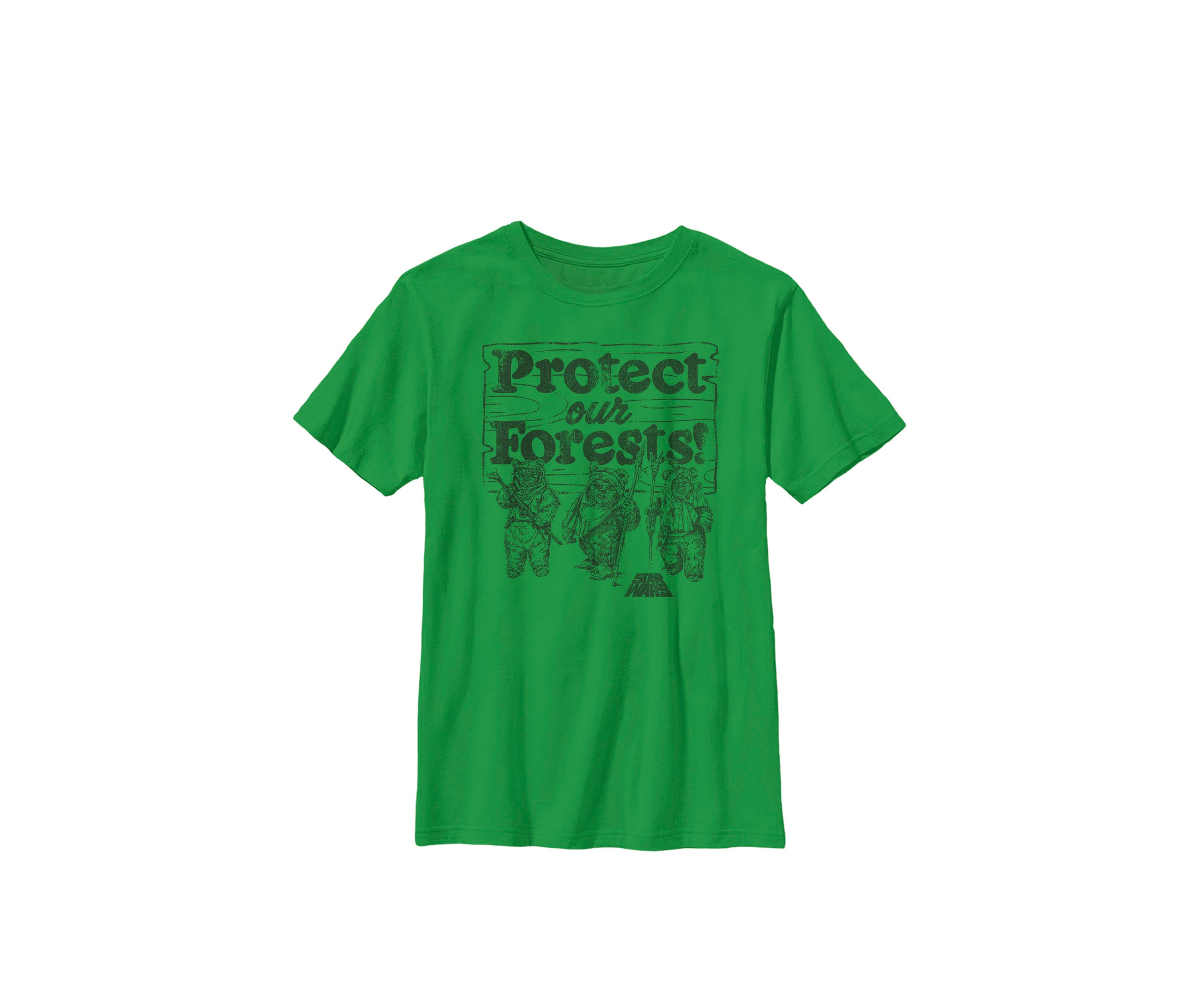 Boys 8-20 Ewoks Protect Our Forests Camp Crew Graphic T-Shirt