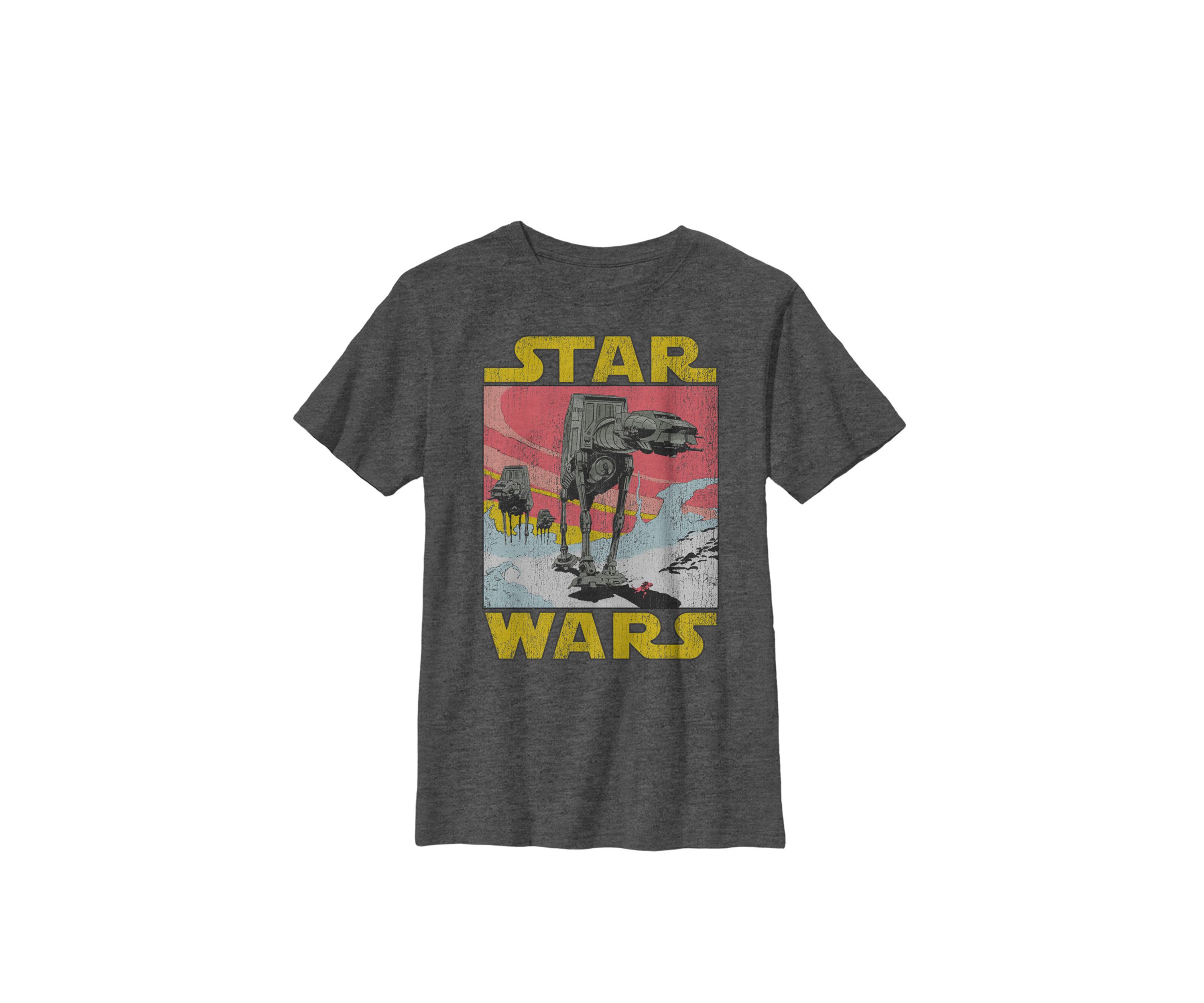 Boys 8-20 AT-AT Sunset Logo Walker Crew Graphic T-Shirt