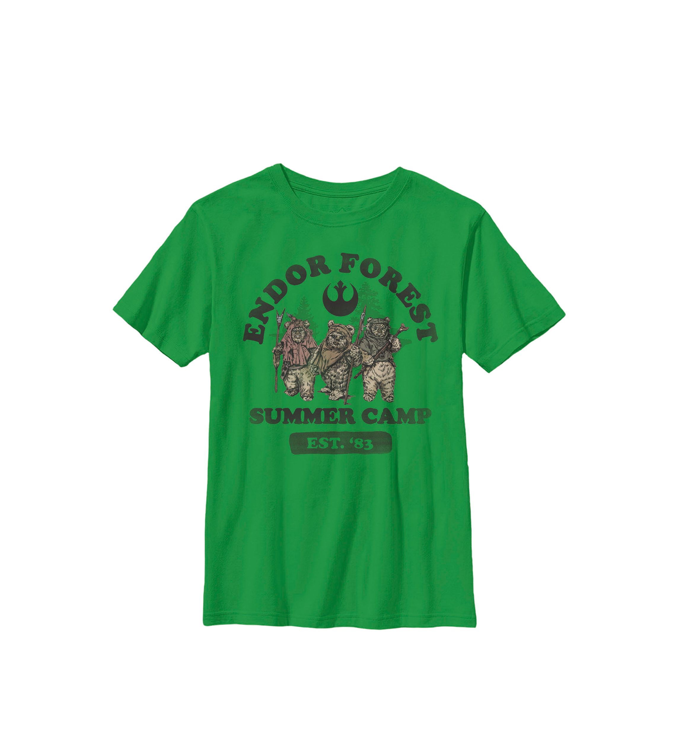 Endor Forest Summer Camp Z1 Crew Graphic T-Shirt