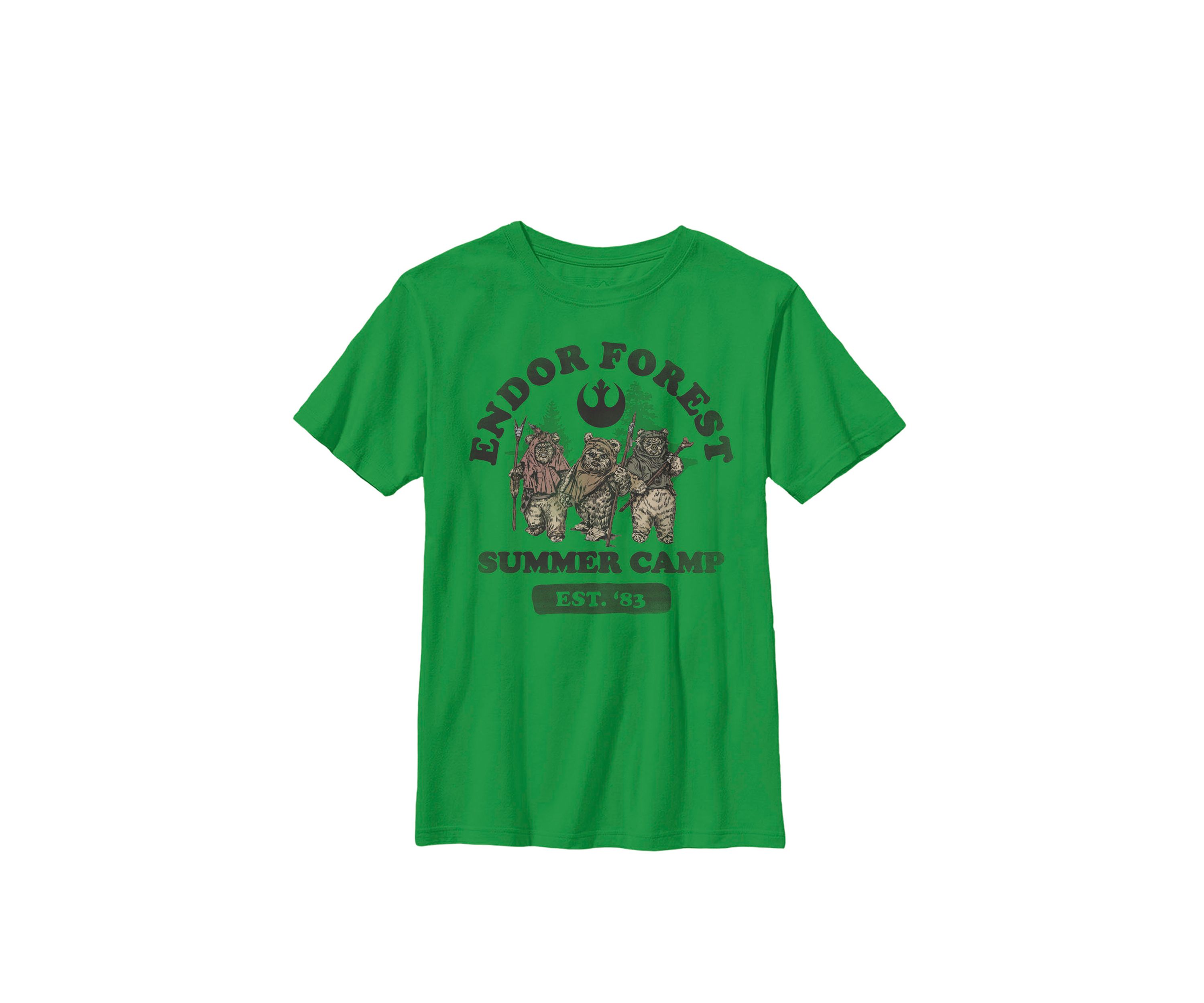 Endor Forest Summer Camp Z1 Crew Graphic T-Shirt