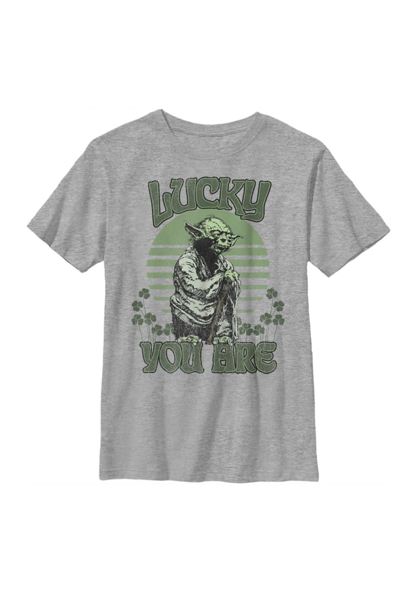 Boys 4-7  Lucky Is Yoda Graphic T-Shirt