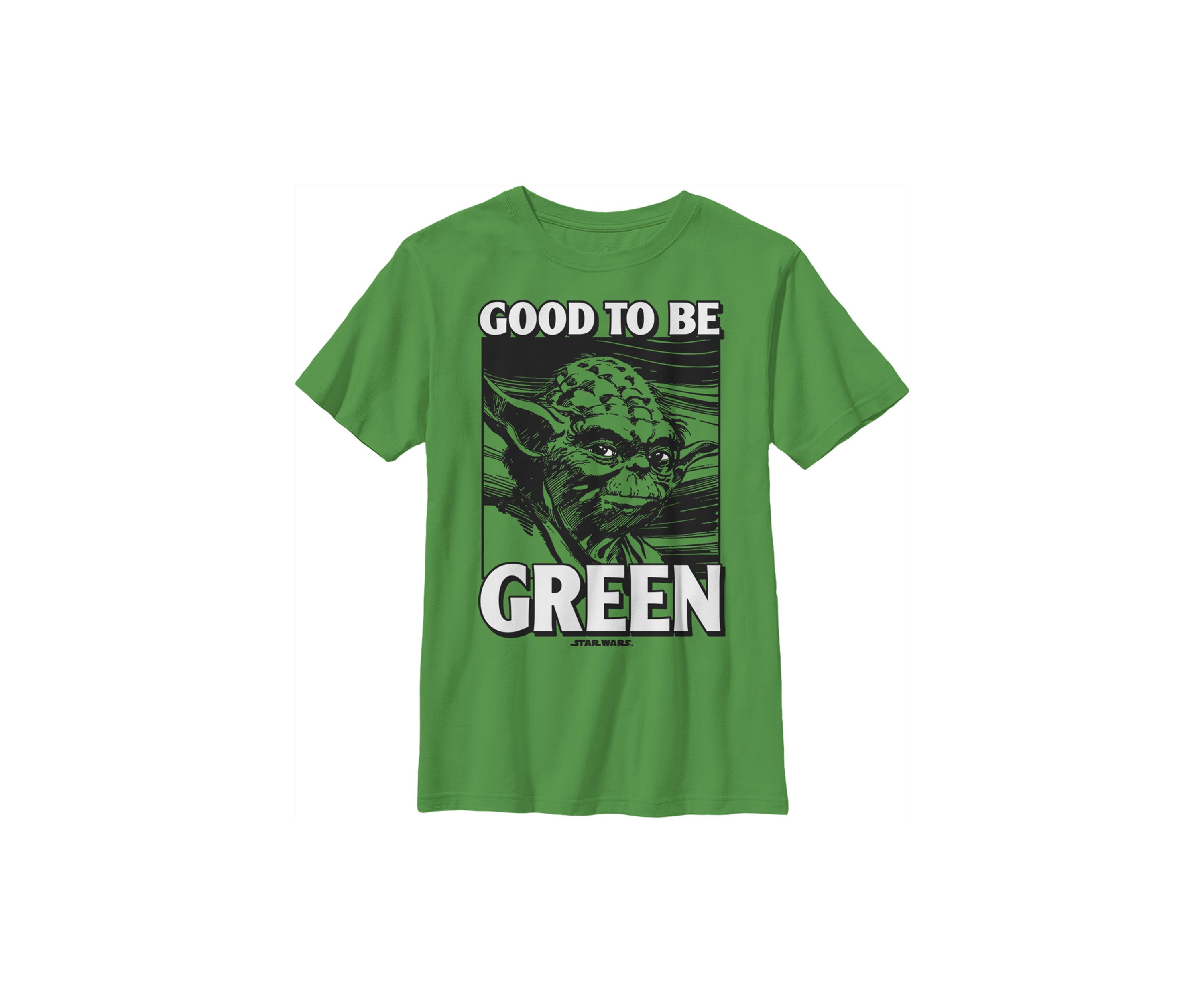 Boys 4-7  Green Yoda Graphic T-Shirt