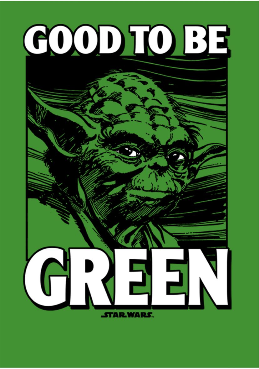 Boys 4-7  Green Yoda Graphic T-Shirt